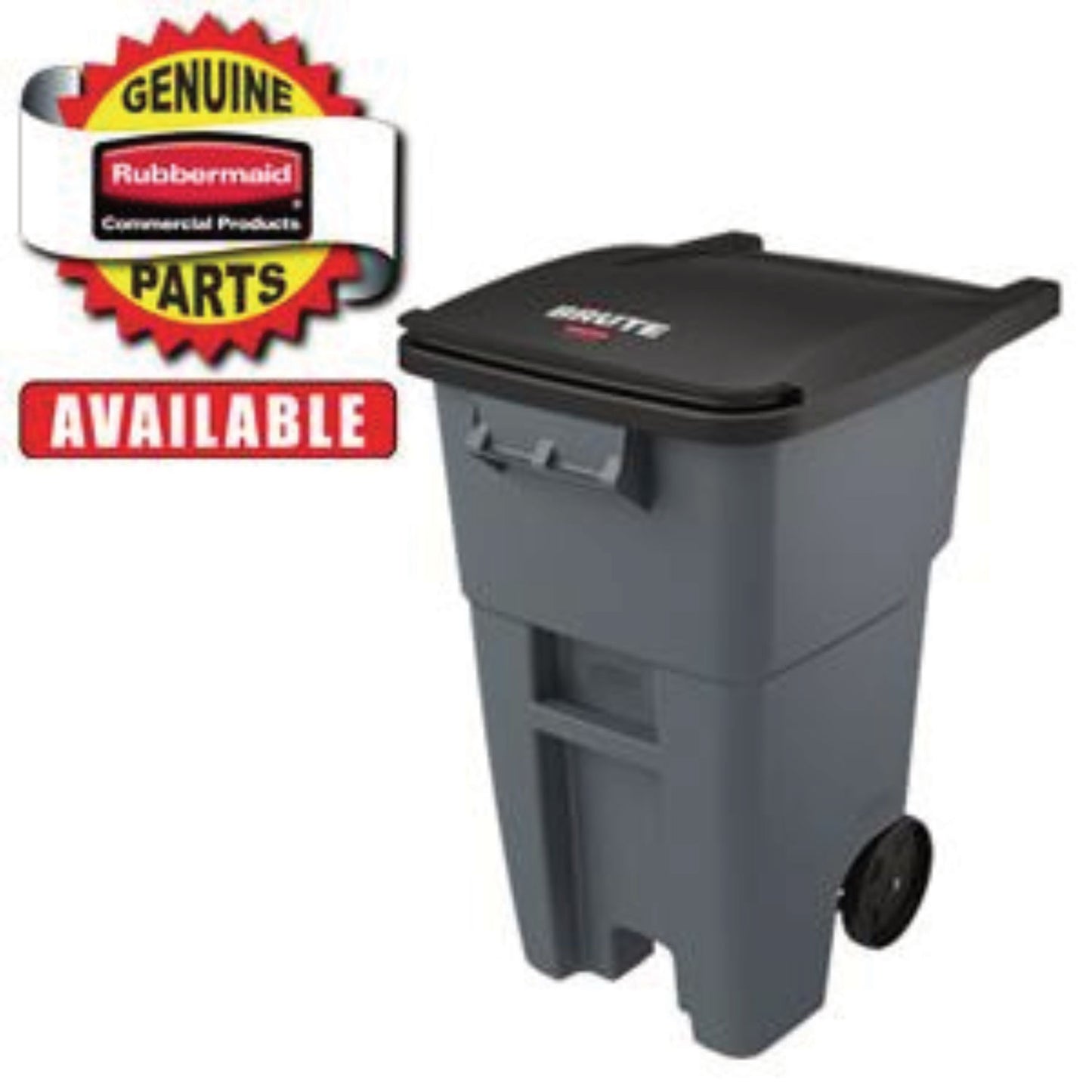 Rubbermaid® Commercial Axle for BRUTE Rollout, 0.5" x 15.85" Axle, Black (SGS3559L3)