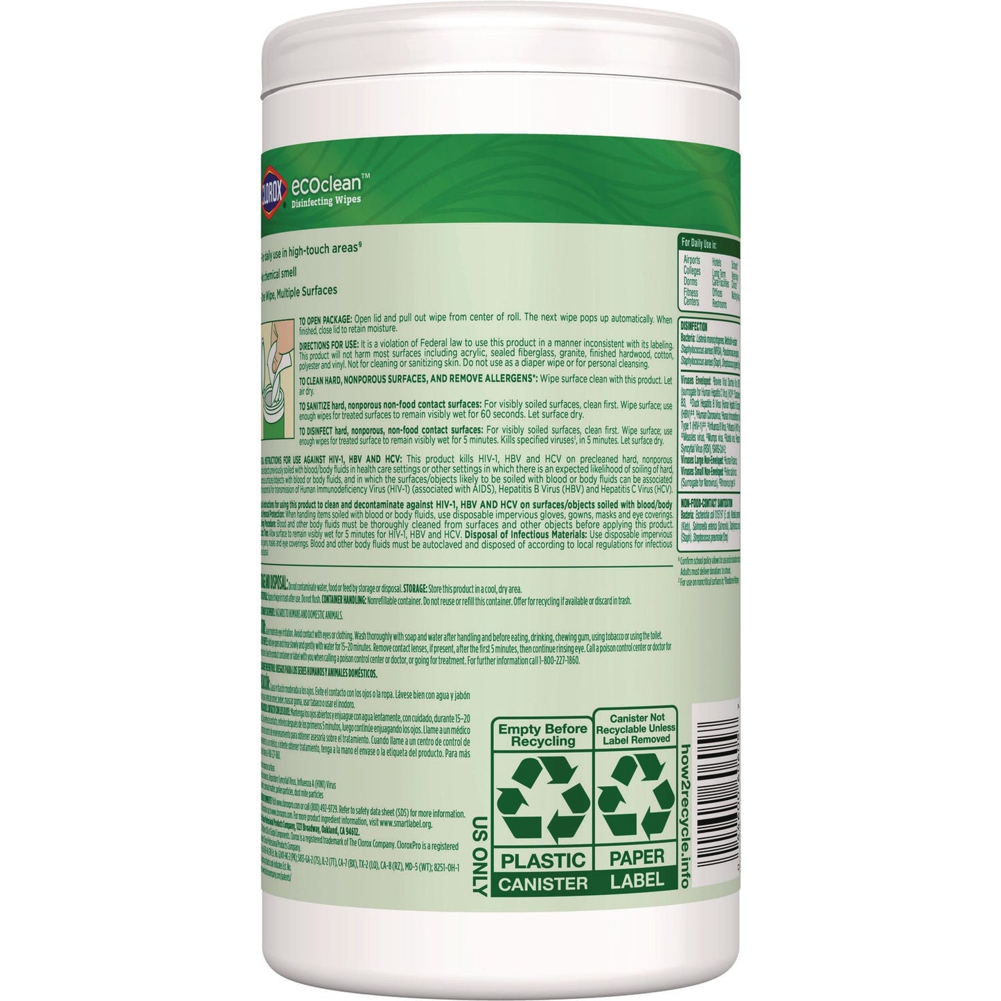 clorox-ecoclean-disinfecting-wipes-1-ply-8-x-7-unscented-white-clo60605ea_3