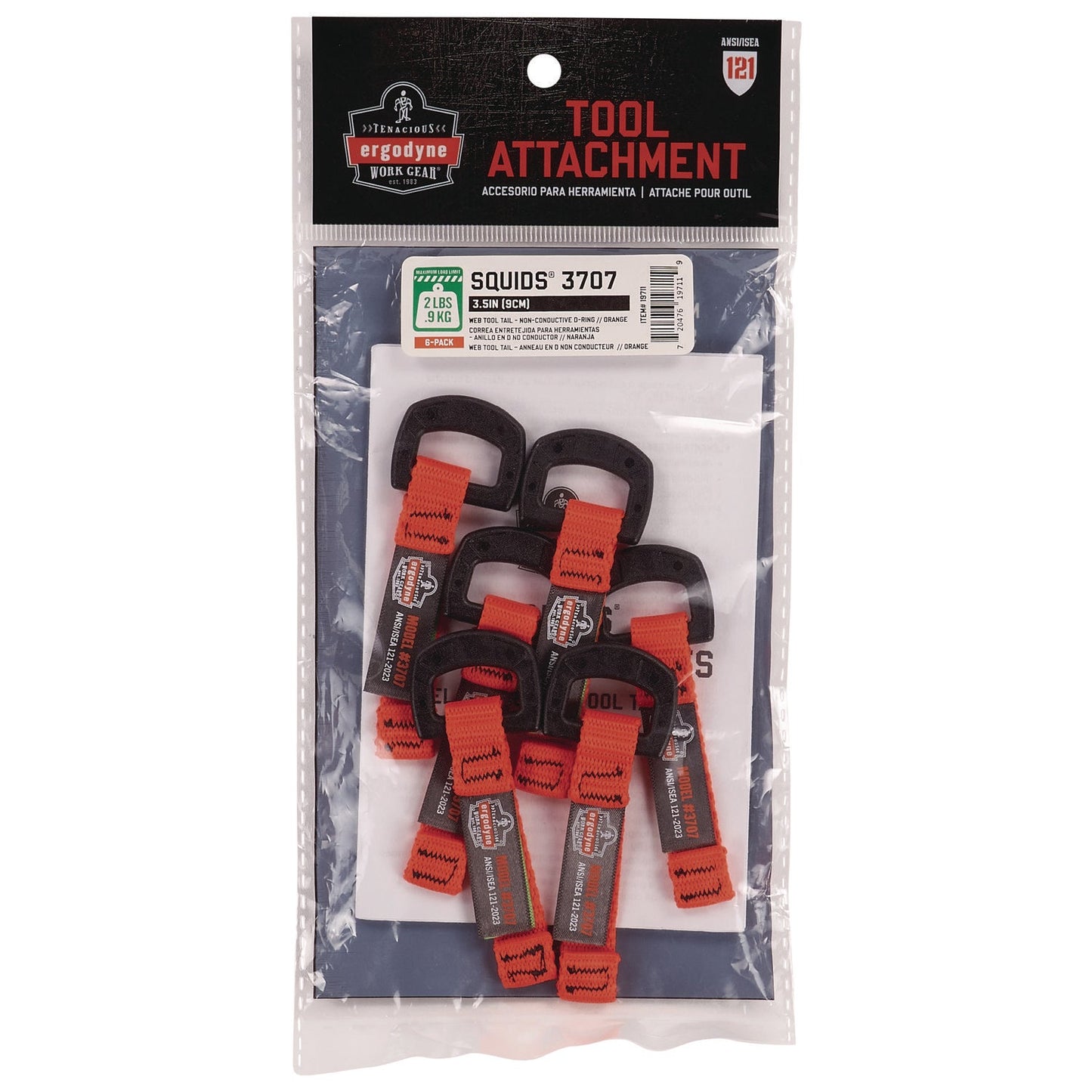 ergodyne-r-squids-3707-web-tool-tether-attachment-w-non-conductive-d-ring-tool-tails-2-lb-max-working-capacity-3-5-orange-6-pack-ego19711_4