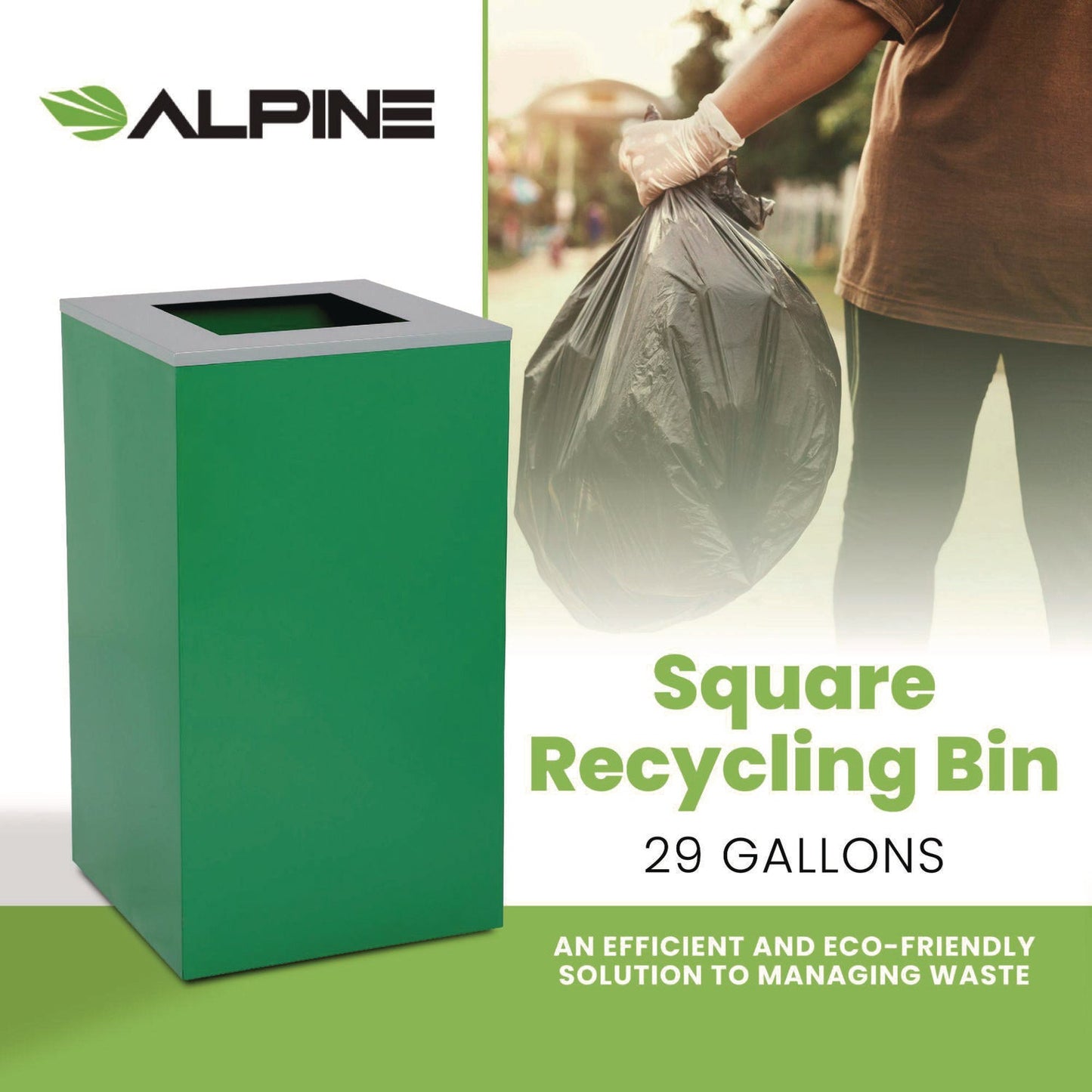 alpine-industries-29-gallon-trash-recycling-cans-steel-green-can-with-square-lid-alh4450kitgrns_10
