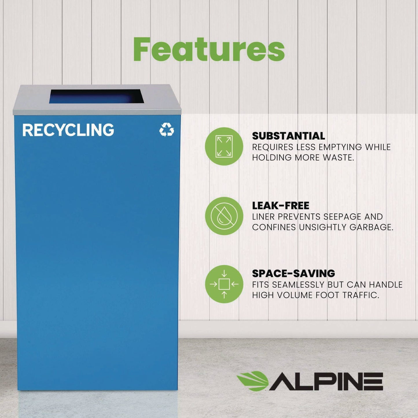 alpine-industries-29-gallon-trash-recycling-cans-steel-blue-recycling-can-with-square-lid-alh4450kitblusr_9