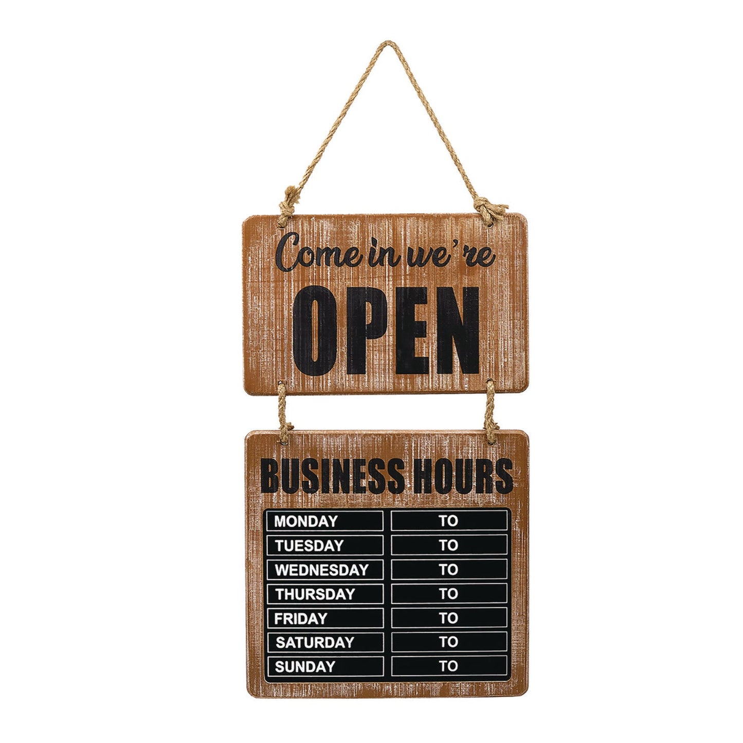 excello-global-products-r-business-hours-outdoor-sign-9-75-x-22-5-brown-face-black-white-lettering-chalkboard-exoegphd0310s_2