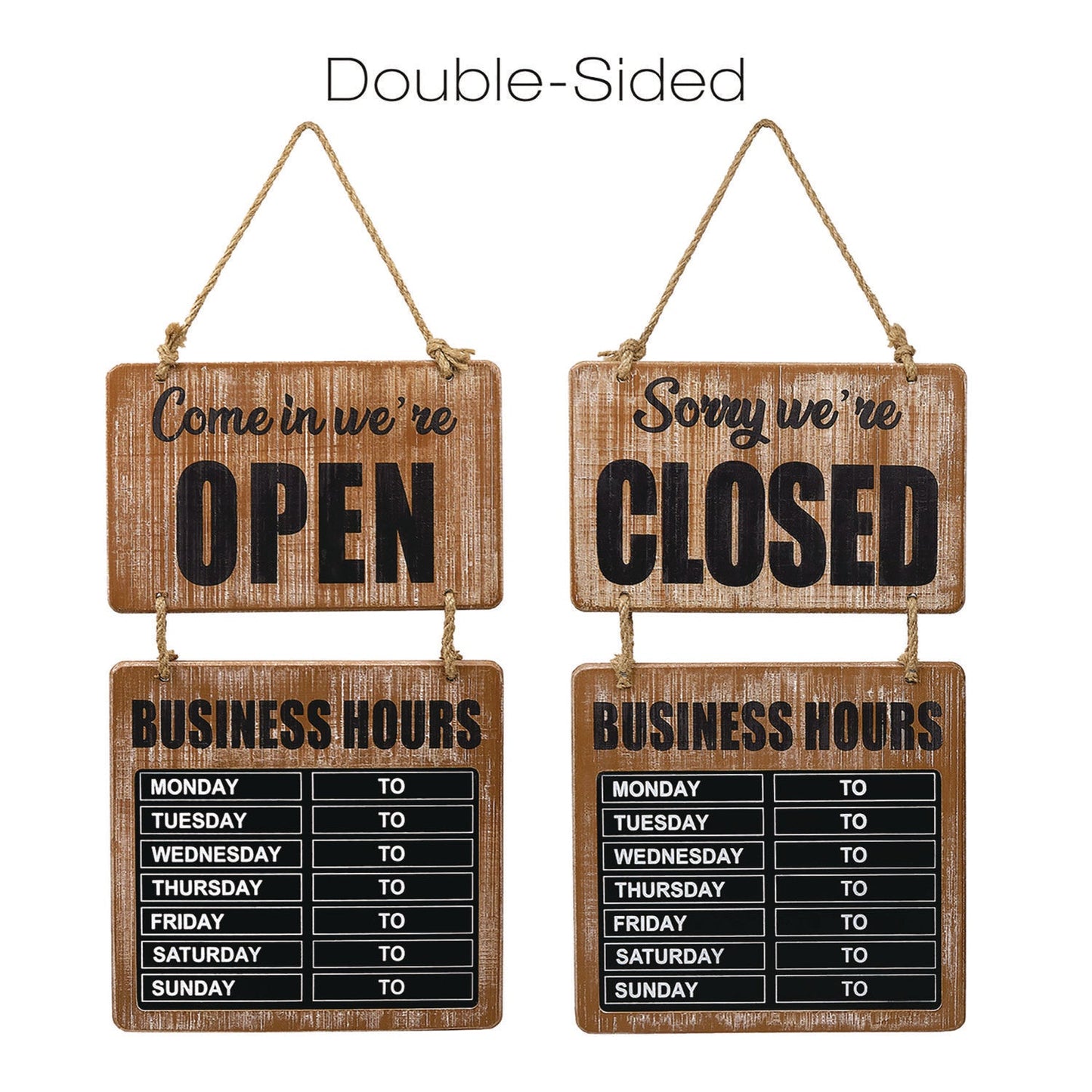 excello-global-products-r-business-hours-outdoor-sign-9-75-x-22-5-brown-face-black-white-lettering-chalkboard-exoegphd0310s_3