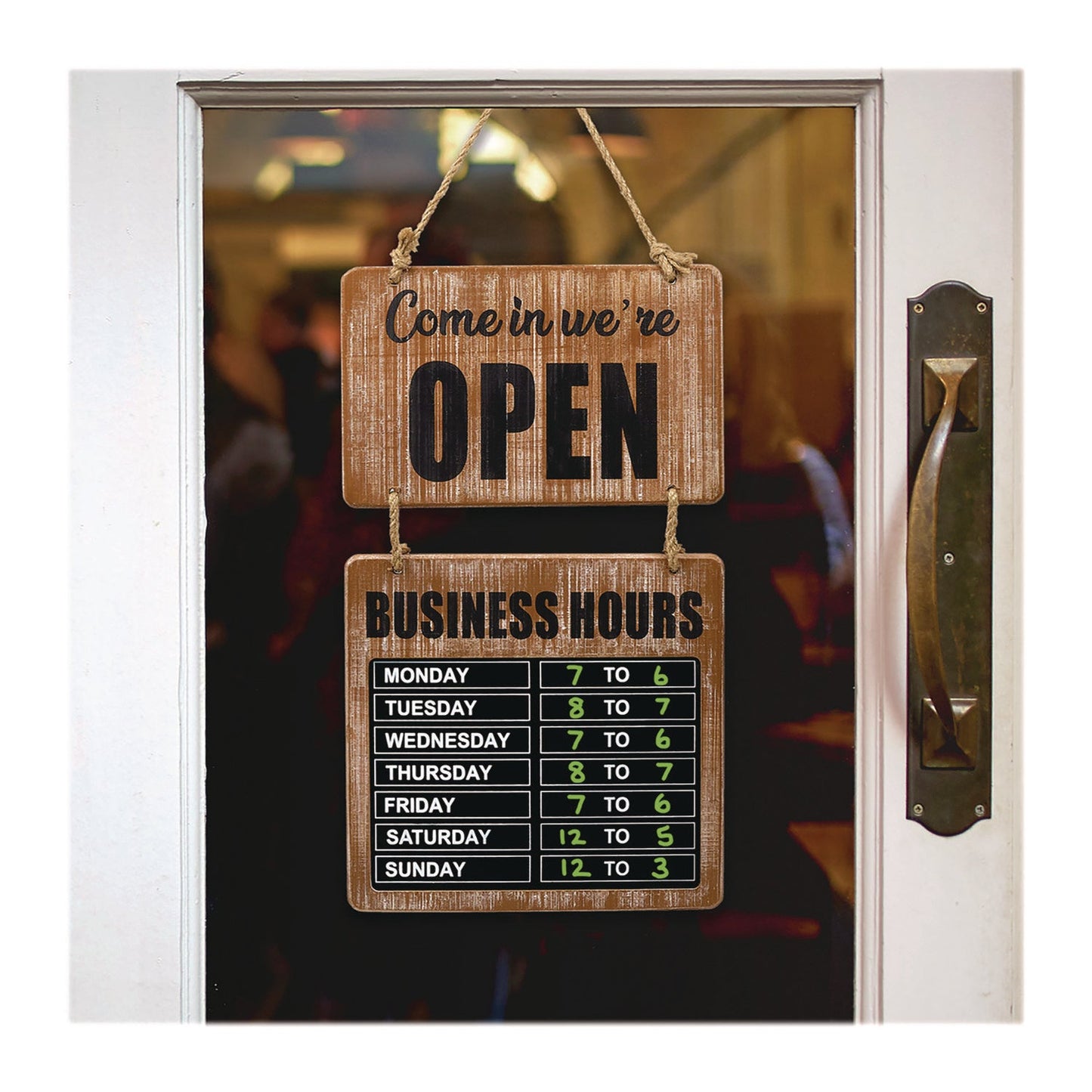excello-global-products-r-business-hours-outdoor-sign-9-75-x-22-5-brown-face-black-white-lettering-chalkboard-exoegphd0310s_4
