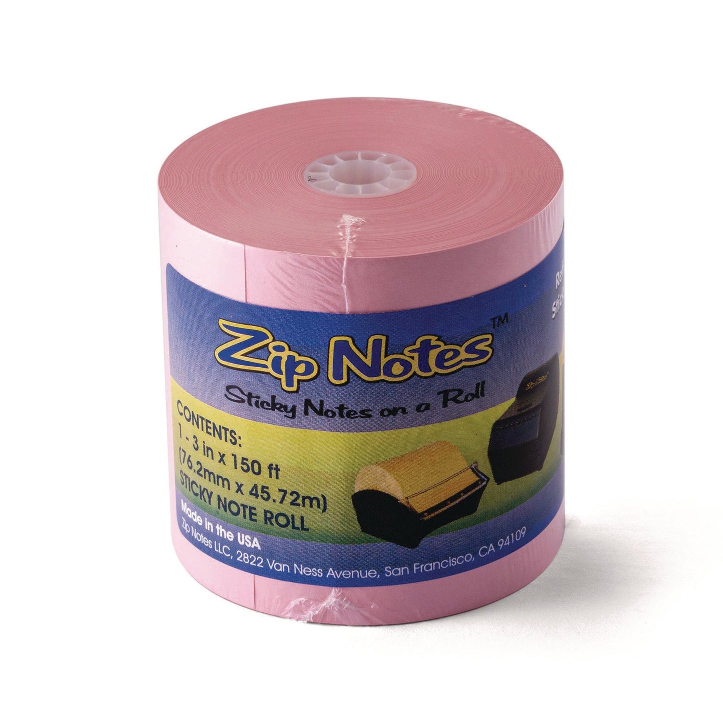 zip-notes-dispenser-refill-roll-unruled-150-ft-x-3-pink-vct0024_1