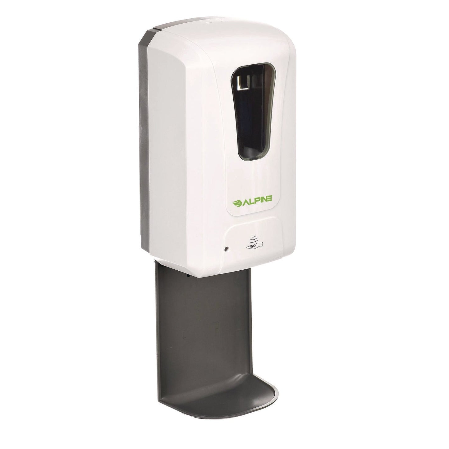 alpine-industries-wall-mount-automatic-foam-hand-sanitizer-soap-dispenser-with-drip-tray-40-oz-4-48-x-6-x-18-1-white-alhalp430ft_3