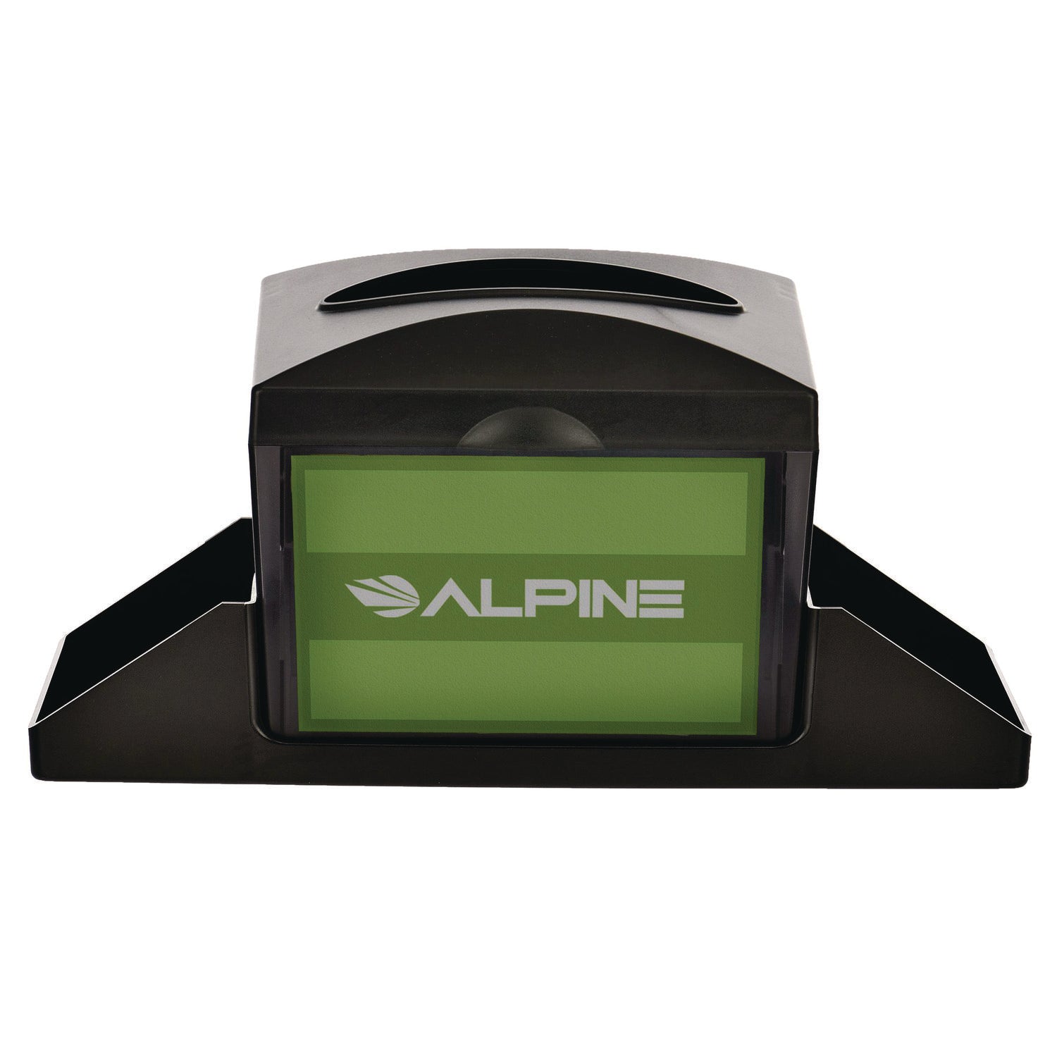 alpine-industries-interfold-table-top-dispenser-napkin-holder-with-caddy-6-x-14-17-x-6-5-black-alhalp4332c_1