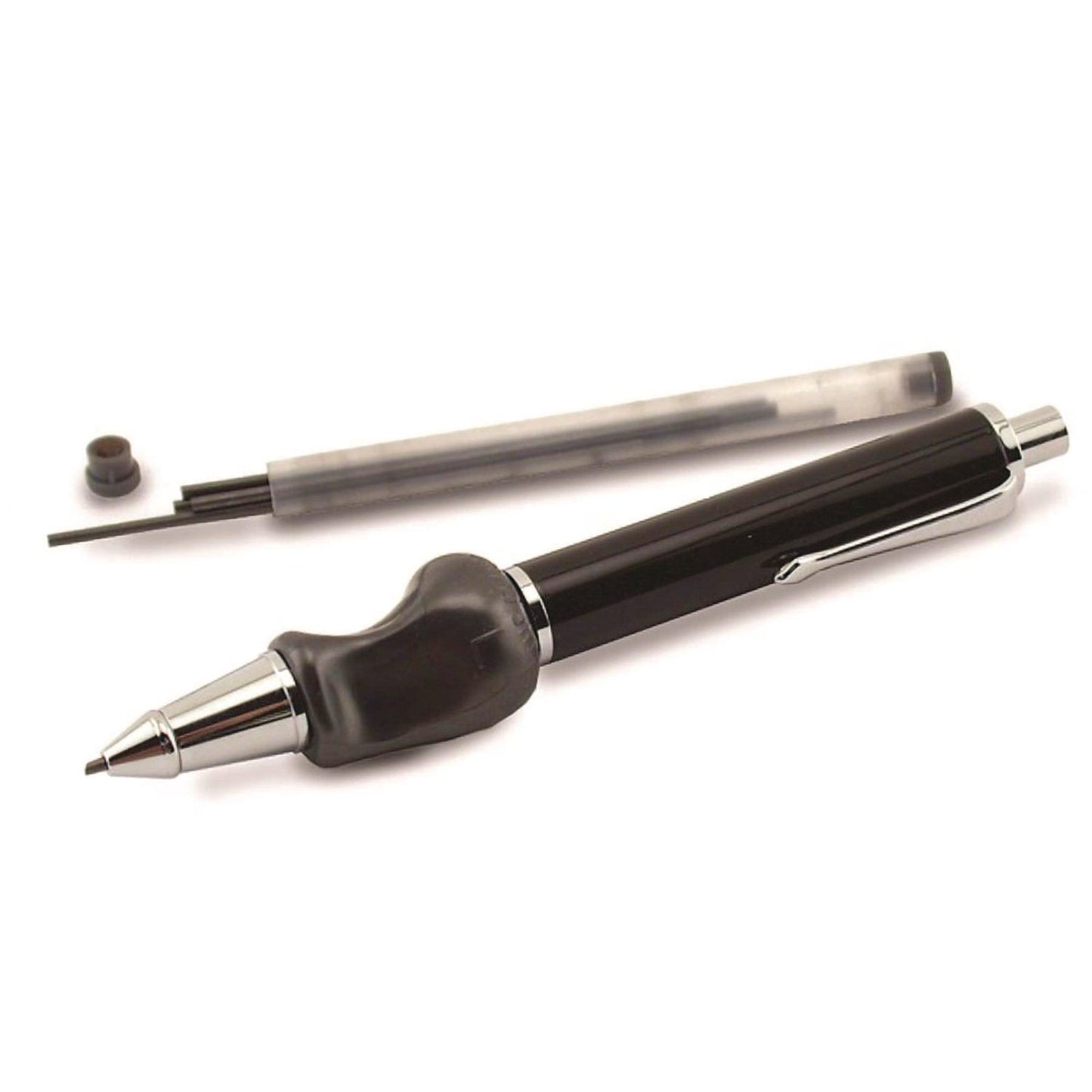 tpg-creations-heavyweight-mechanical-pencil-set-w-the-pencil-grip-2-mm-lead-refills-hb-2-black-lead-black-navy-silver-barrel-8-ct-tpg65208_7