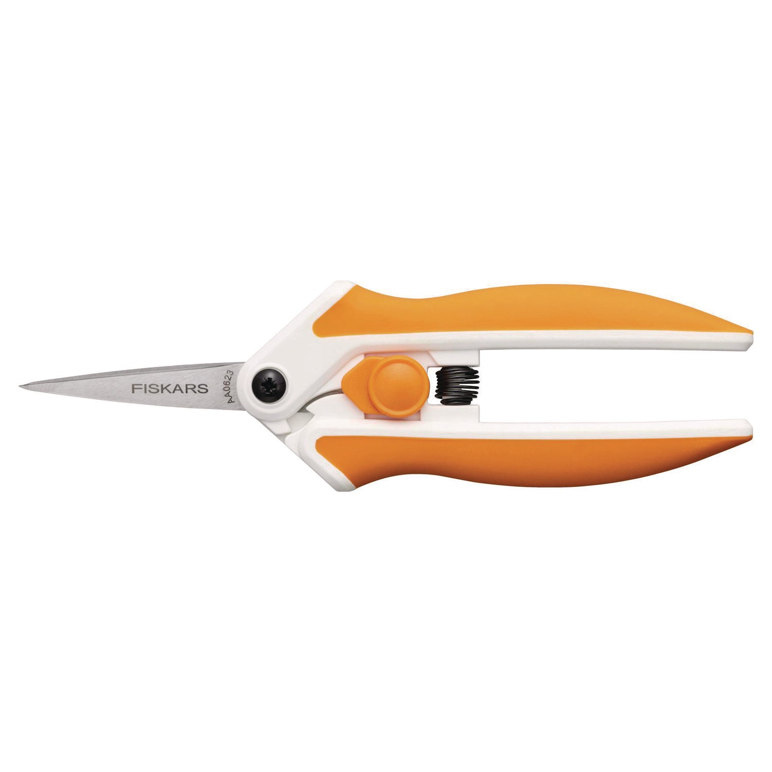 fiskars-micro-tip-easy-action-scissors-6-1-long-1-75-cut-length-orange-white-handle-fsk1069767_1