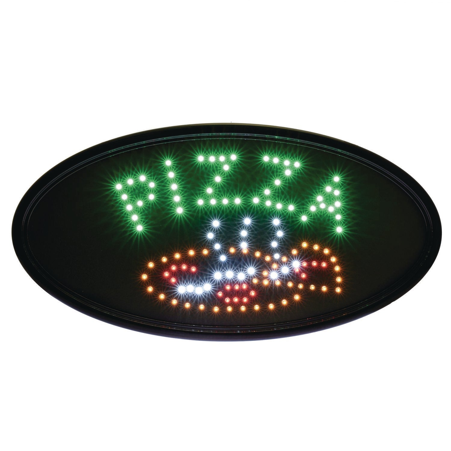 alpine-industries-led-oval-pizza-sign-23-x-14-black-frame-green-orange-red-white-graphics-alhalp49707_1