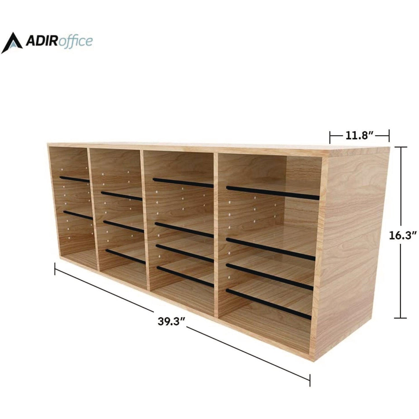adiroffice-wood-adjustable-24-compartment-literature-organizer-24-sections-letter-size-39-3-x-11-8-x-16-3-medium-oak-alhi50024meo_4