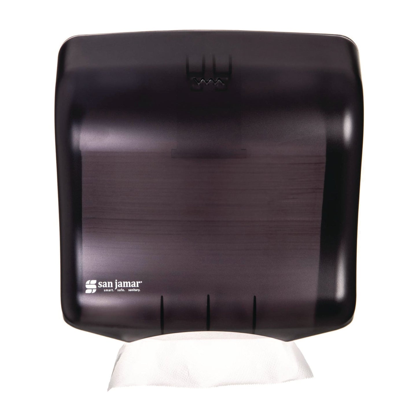 san-jamar-ultrafold-towel-dispenser-11-5-x-6-x-11-5-black-sjmt1750tbk_3