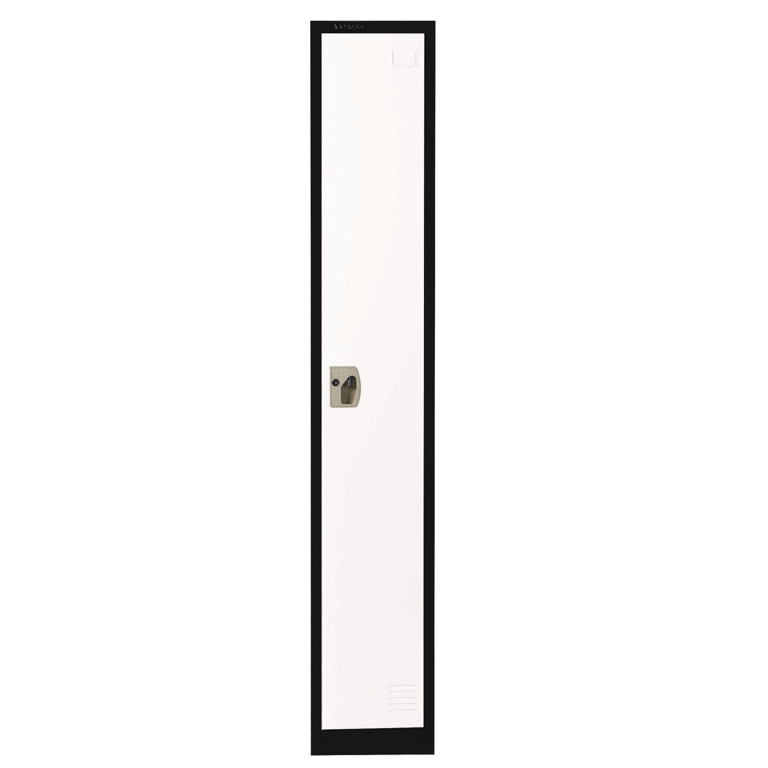 adiroffice-steel-storage-locker-1-compartment-12-x-12-x-72-black-body-white-doors-alhi629201bw_1