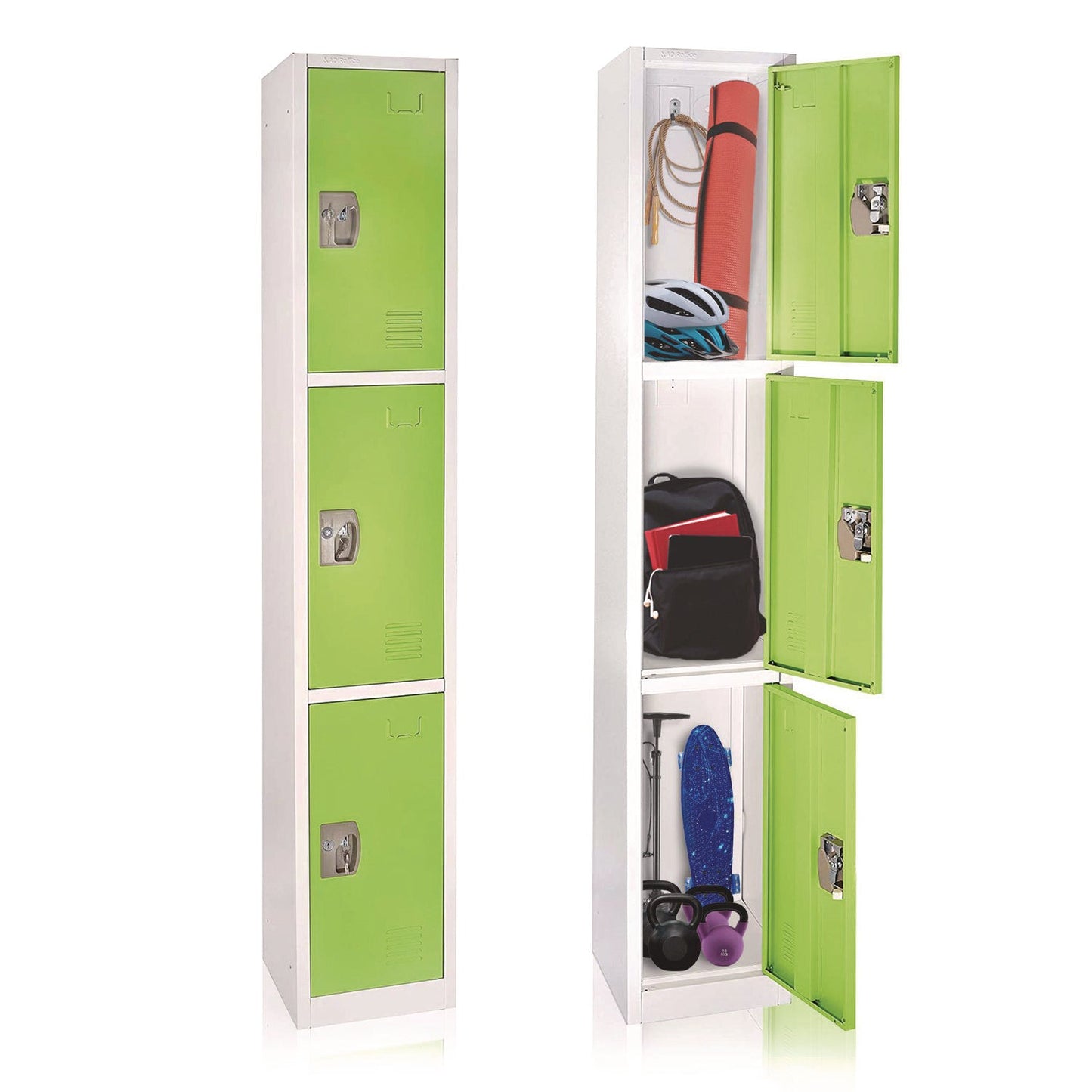 adiroffice-steel-storage-locker-3-compartment-12-x-12-x-72-green-alhi629203grn_2