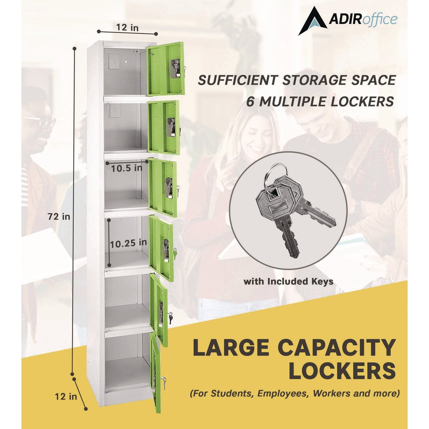 adiroffice-steel-storage-locker-6-compartment-12-x-12-x-72-green-alhi629206grn_5