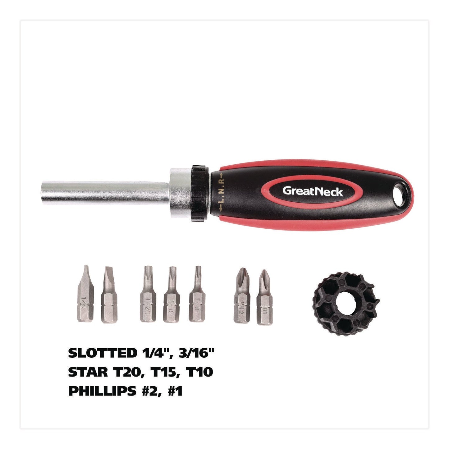 great-neck-r-ratcheting-screw-nut-driver-set-phillips-slotted-star-bits-7-long-black-red-gns950de_4