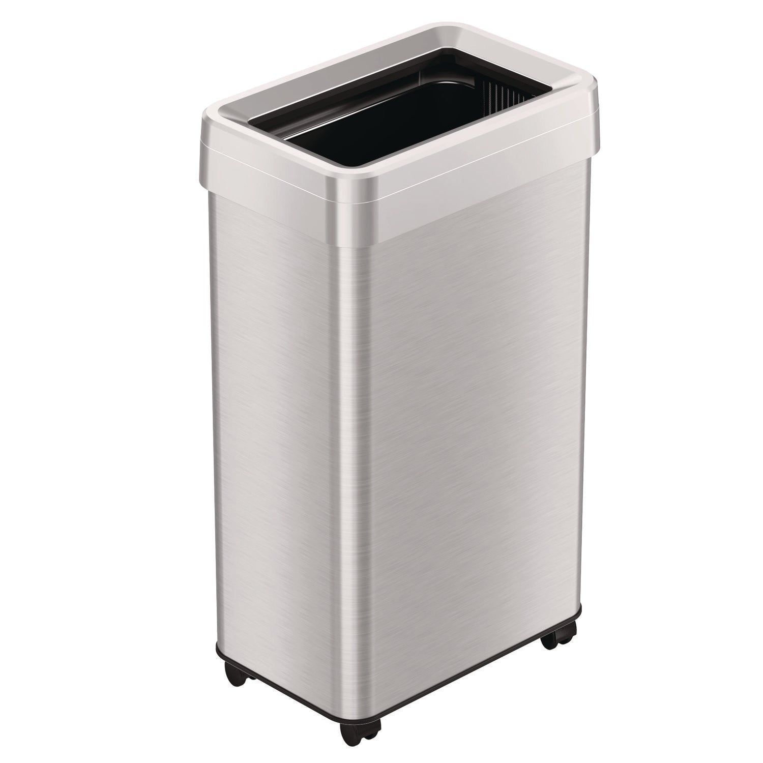 hls-commercial-r-open-top-trash-can-with-wheels-18-gal-plastic-stainless-steel-silver-hlmhls18uotm_1