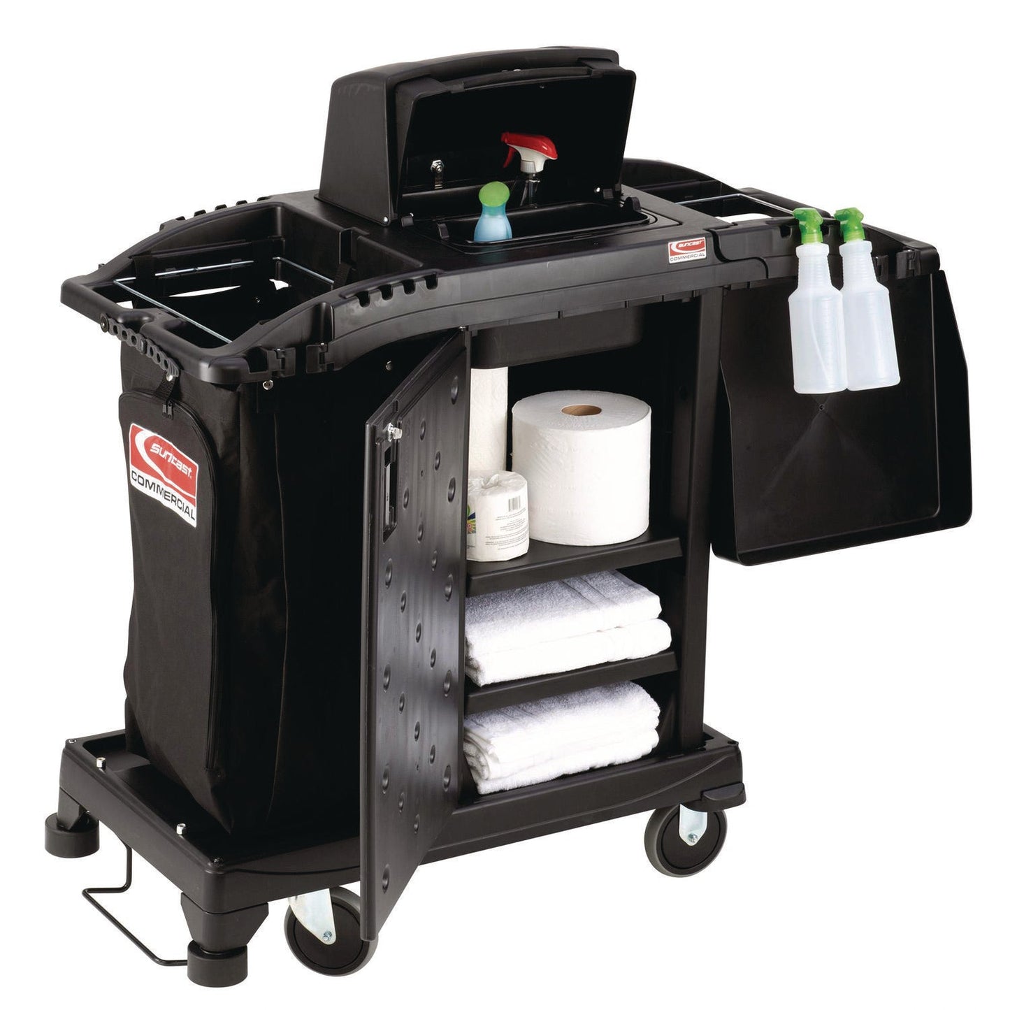 suncast-commercial-compact-premium-housekeeping-cart-plastic-1-shelf-23-25-x-53-22-x-53-06-black-suahkcch200_3