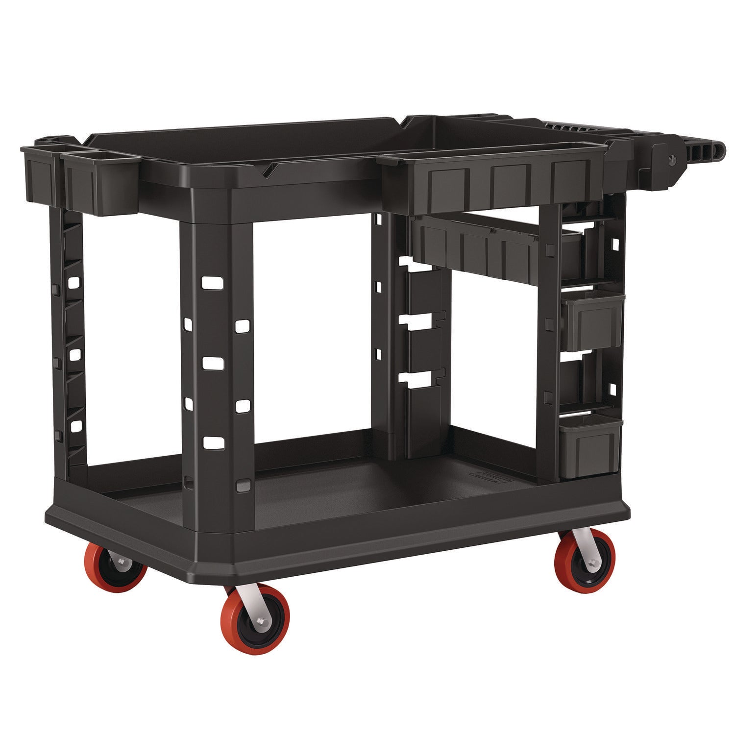 suncast-commercial-heavy-duty-plus-utility-cart-plastic-2-shelves-6-bins-capacity-26-5-x-48-78-x-34-81-black-suapuchd2645_1
