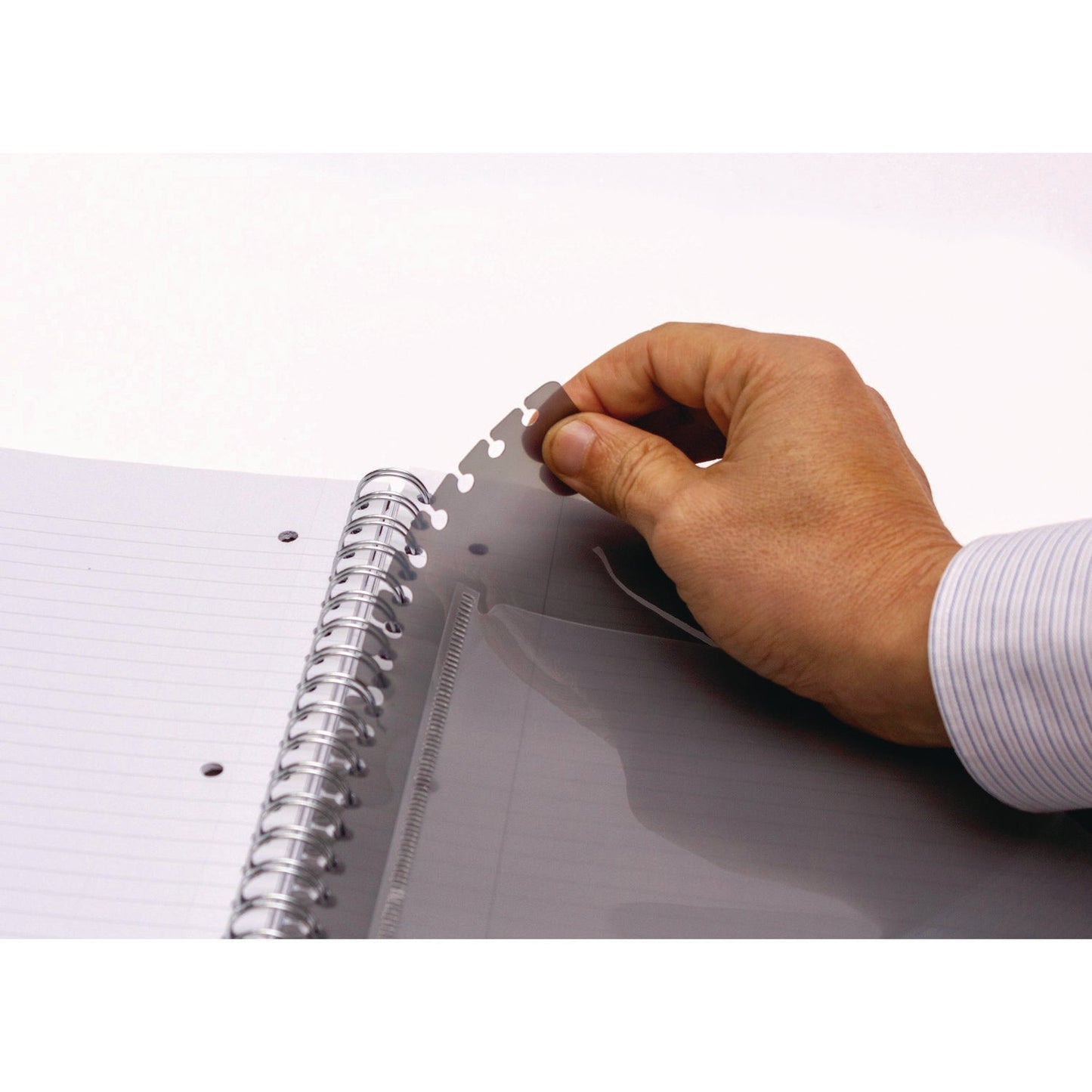 pukka-pad-letter-size-project-book-5-subject-medium-college-rule-metallic-green-with-white-dots-cover-100-11-x-8-5-sheets-3-pack-puk8748met_6