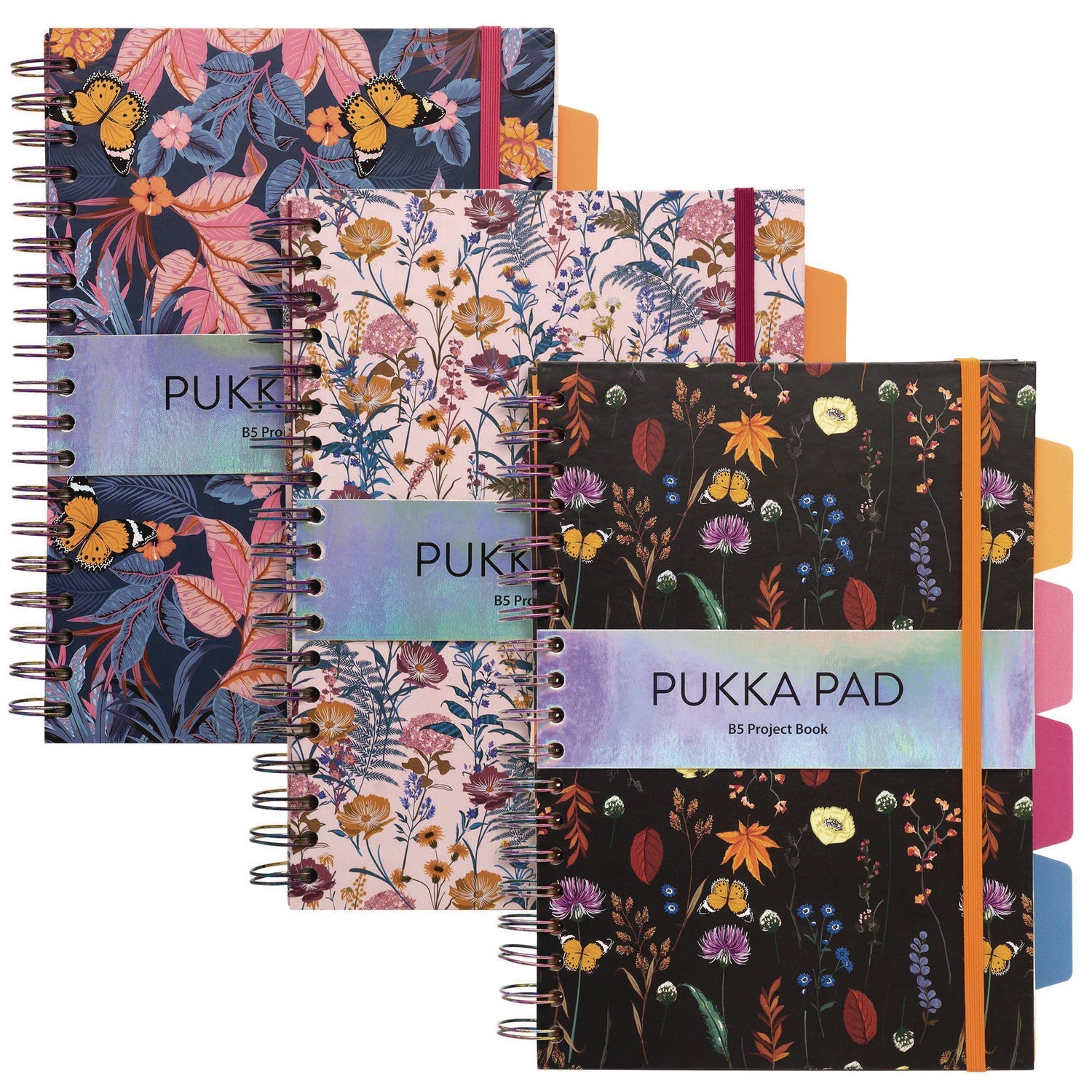 pukka-pad-b5-size-project-book-4-subject-medium-college-rule-assorted-blum-floral-covers-100-9-8-x-6-9-sheets-3-pack-puk9494blmasst_1