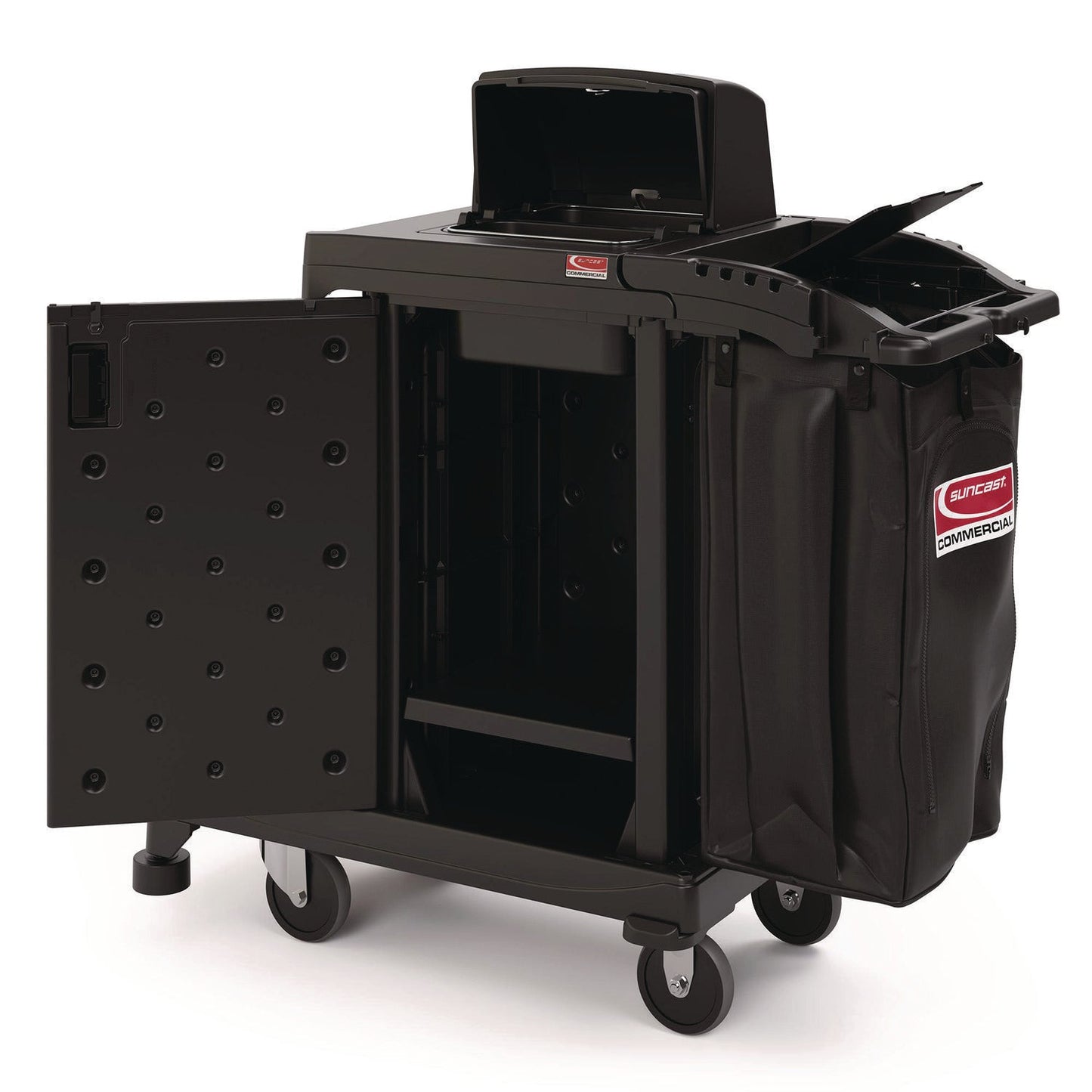 suncast-commercial-high-security-housekeeping-cart-plastic-1-shelf-3-bins-23-19-x-53-23-x-53-02-black-suacch255a_3