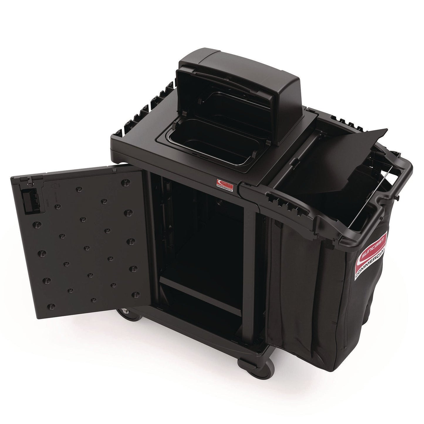 suncast-commercial-high-security-housekeeping-cart-plastic-1-shelf-3-bins-23-19-x-53-23-x-53-02-black-suacch255a_4