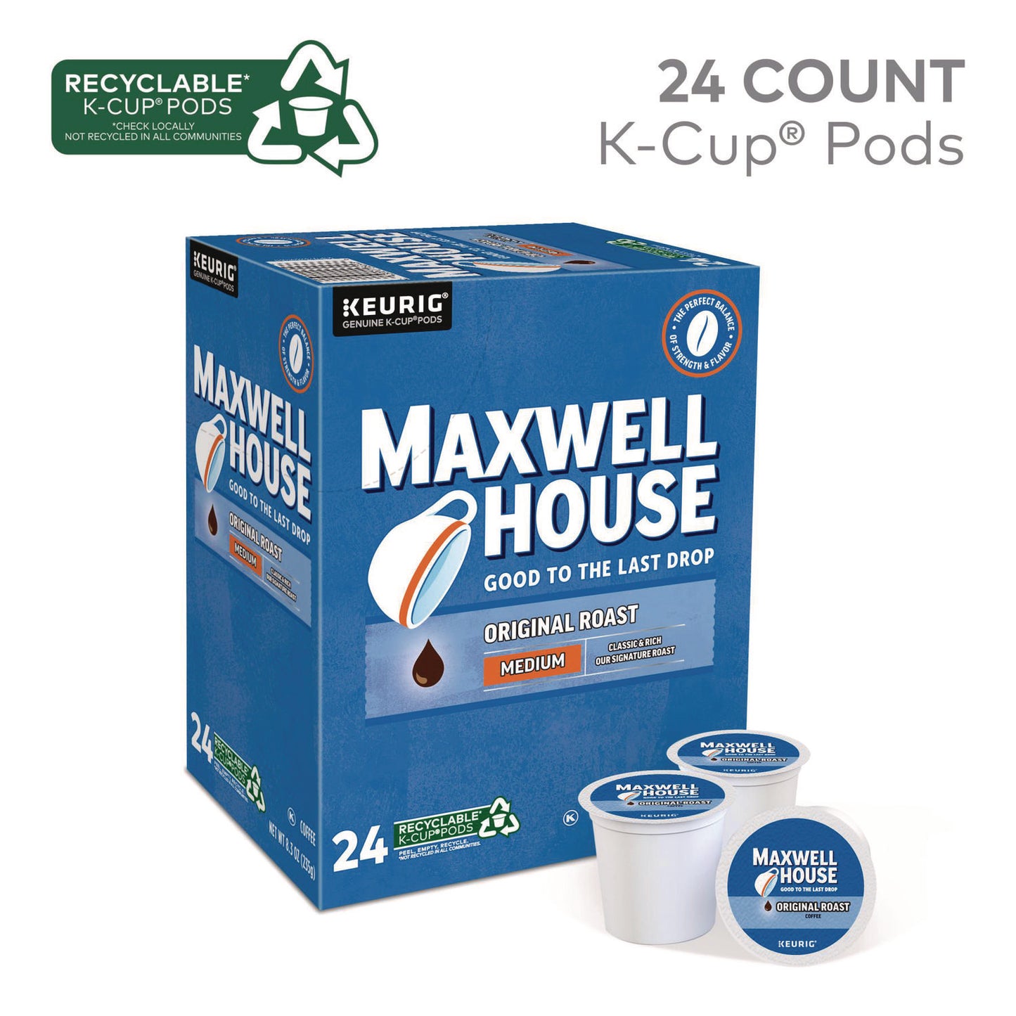 Maxwell House® Original Roast K-Cups, 96/Carton (GMT5469CT)