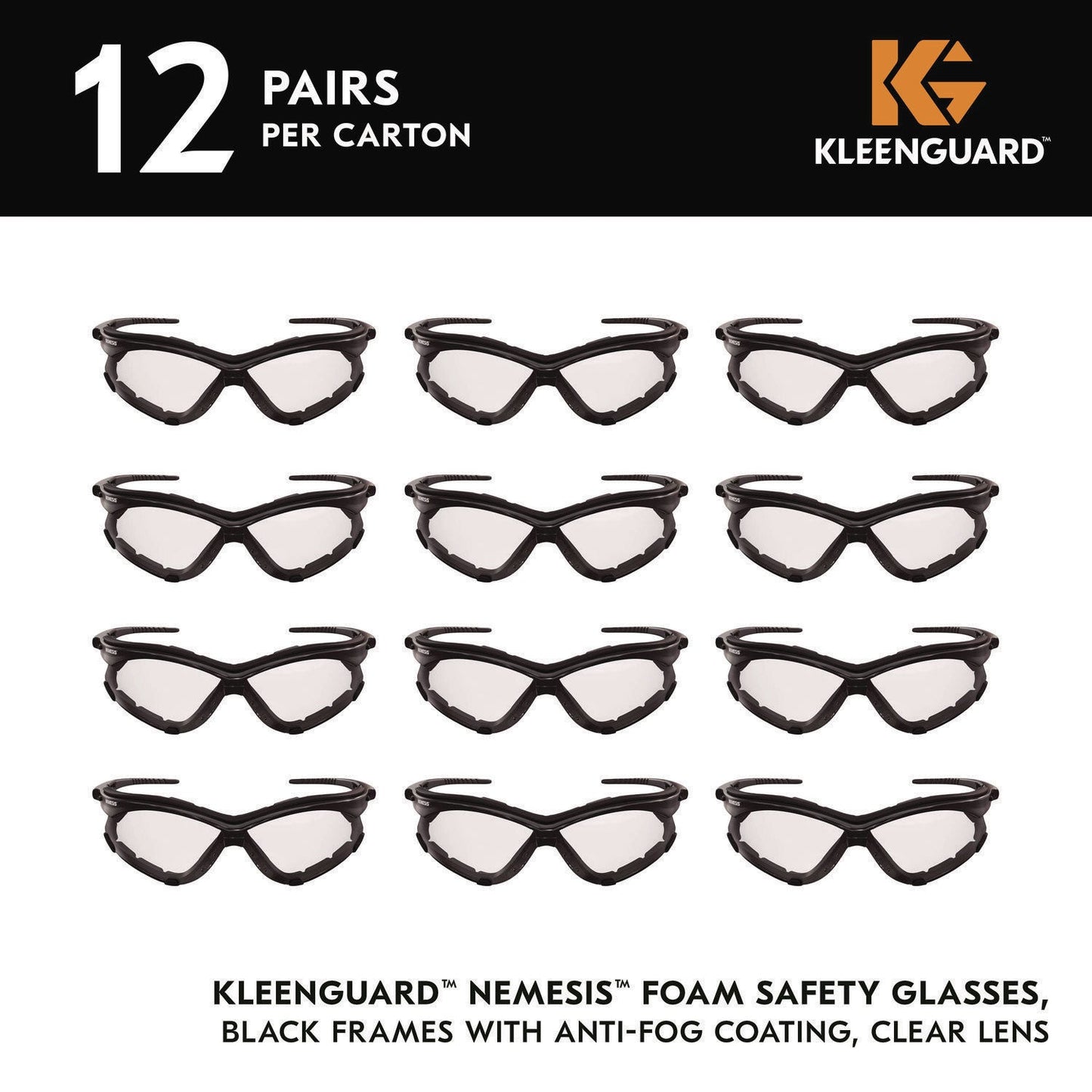 kleenguard™-v30-nemesi-foam-safety-glasses-black-nylon-frame-clear-polycarbonate-lens-12-carton-ans65335_2