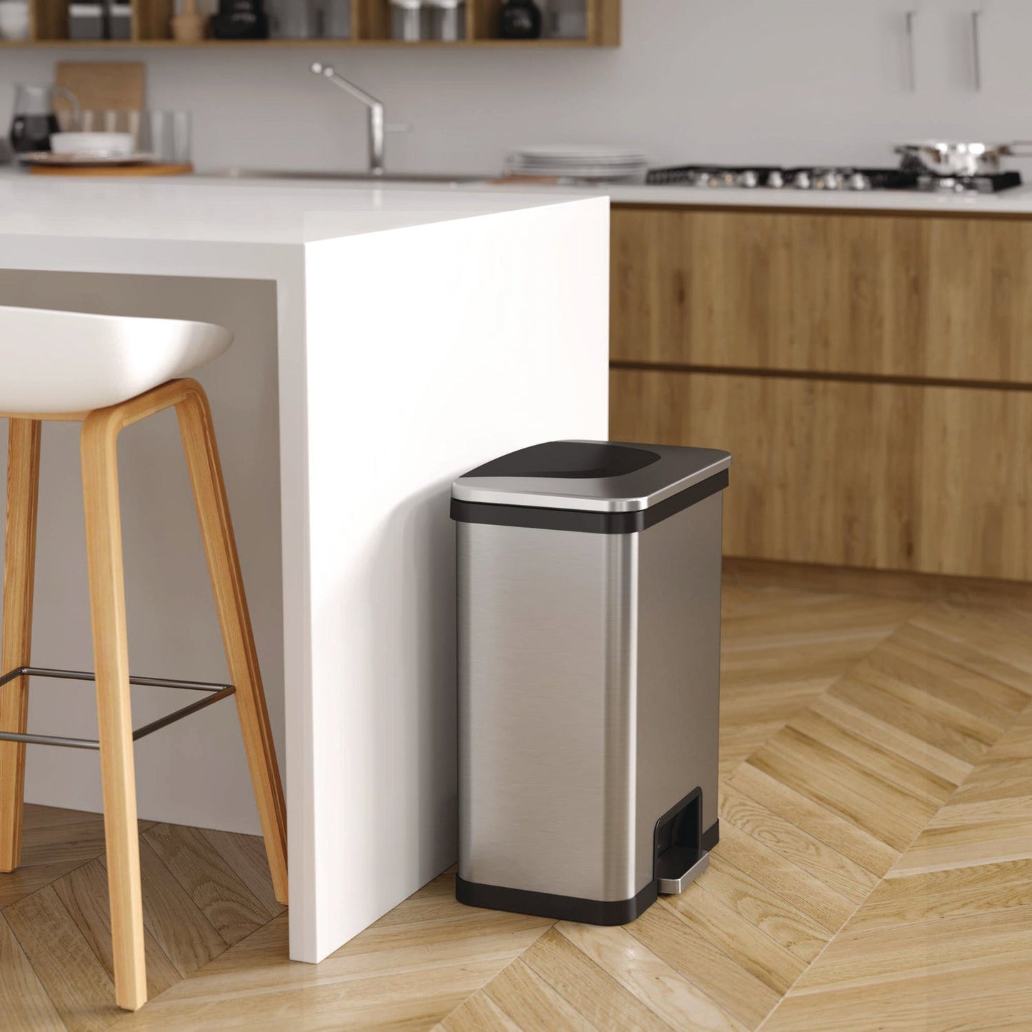 hls-commercial-r-step-pedal-sensor-trash-can-13-gal-plastic-stainless-steel-silver-black-hlmhls13sb_6