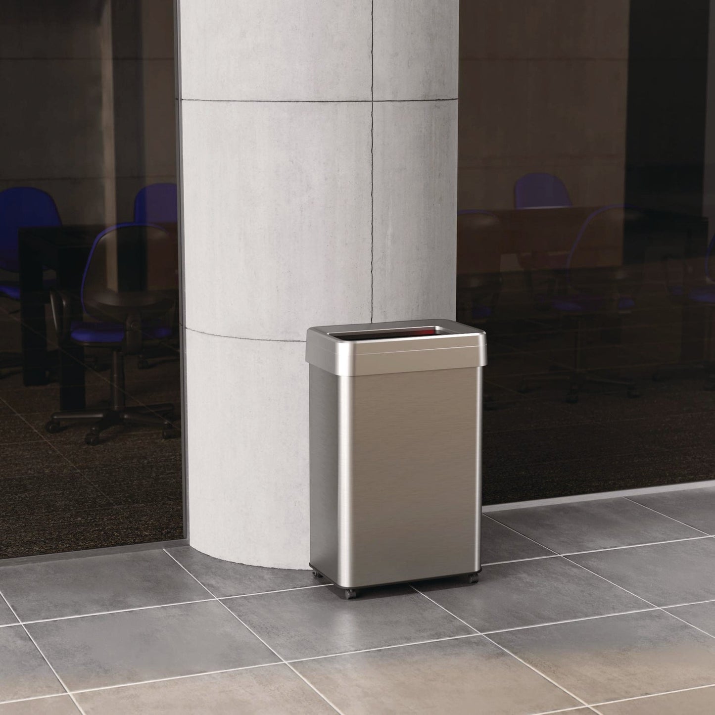 hls-commercial-r-open-top-trash-can-with-wheels-rectangular-16-gal-plastic-stainless-steel-silver-hlmhls16uotm_7