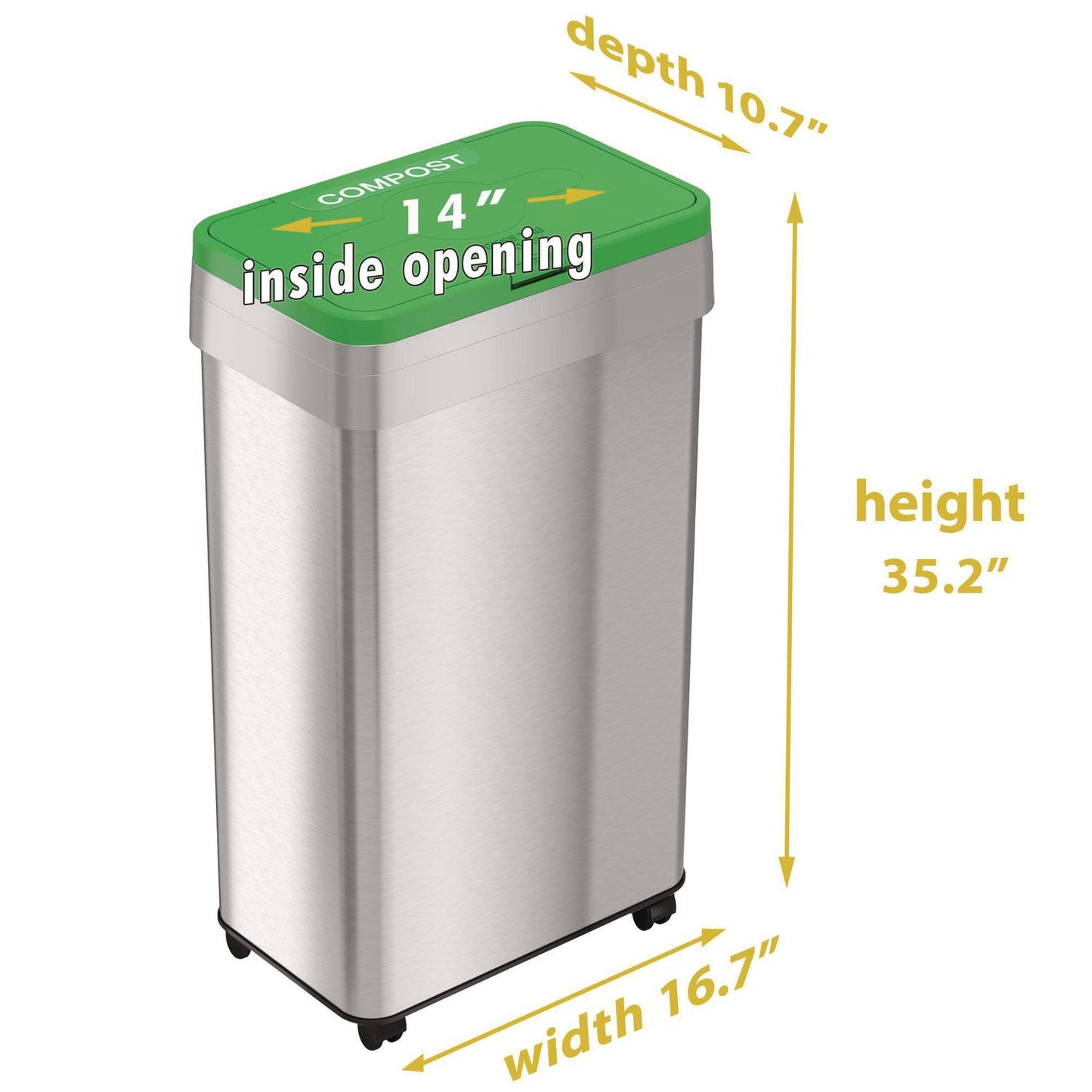 hls-commercial-r-open-top-compost-bin-with-wheels-and-color-coded-lid-21-gal-plastic-stainless-steel-silver-green-hlmhls21uotmcop_6