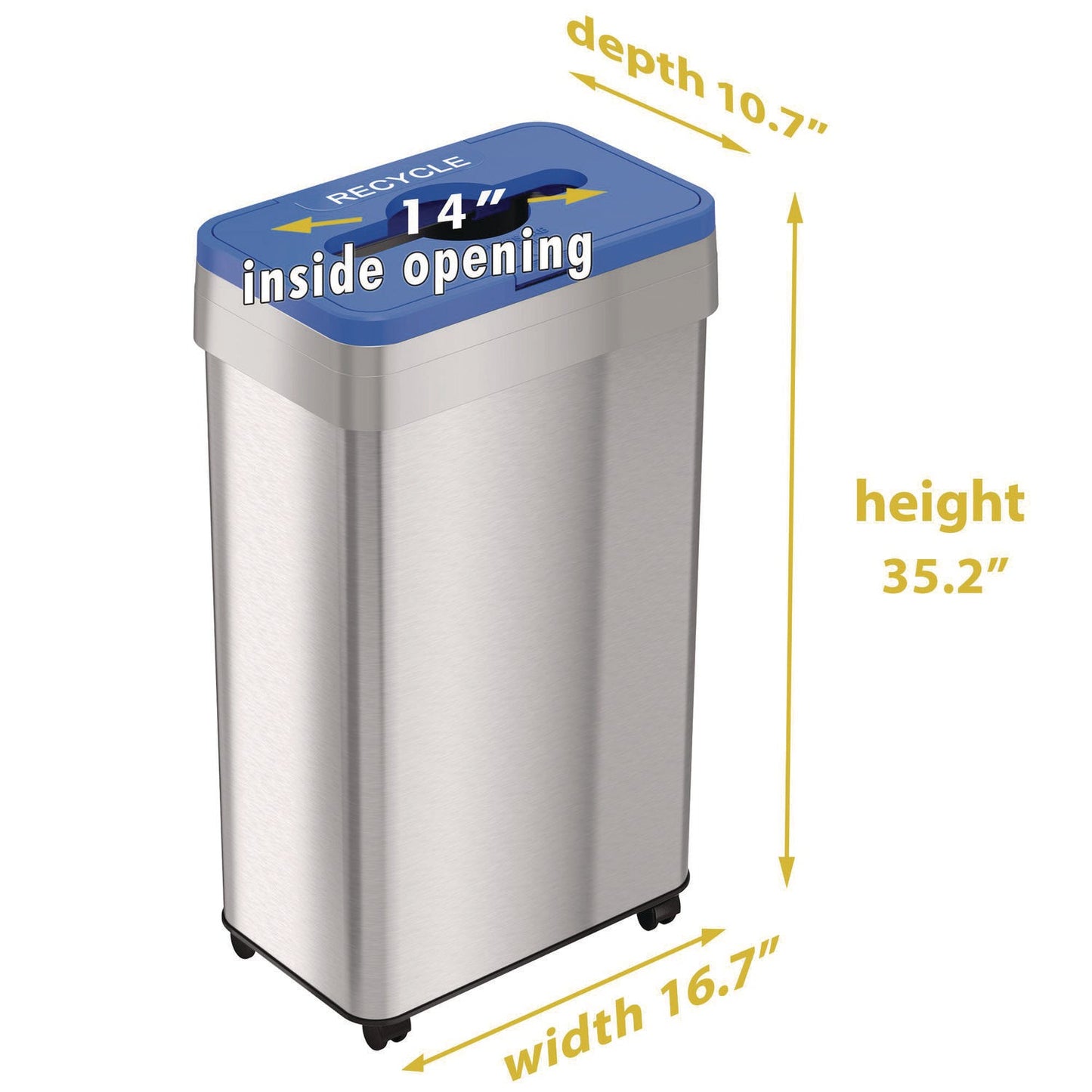 hls-commercial-r-open-top-recycling-bin-with-wheels-and-color-coded-lid-21-gal-plastic-stainless-steel-silver-blue-hlmhls21uotmrec_6