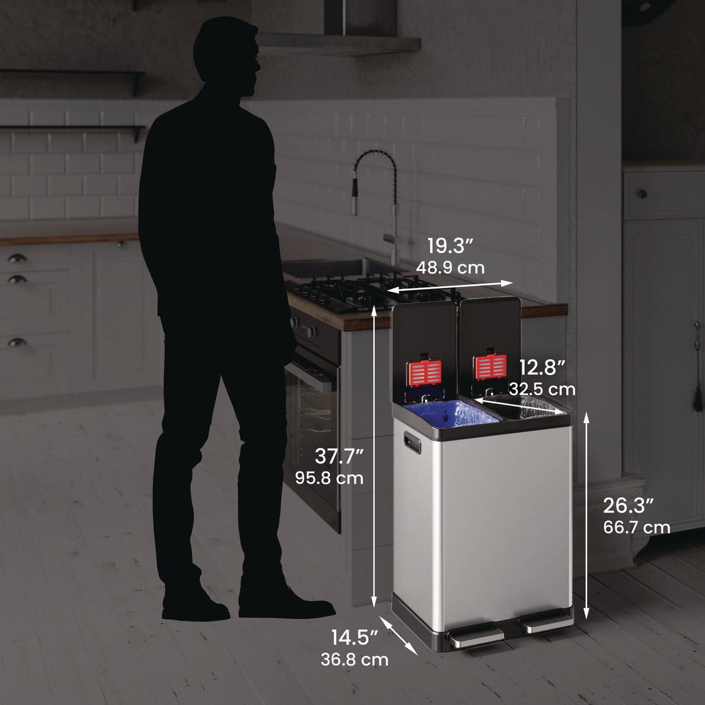 hls-commercial-r-step-pedal-trash-can-and-recycle-bin-16-gal-plastic-stainless-steel-silver-hlmhlss16r_6