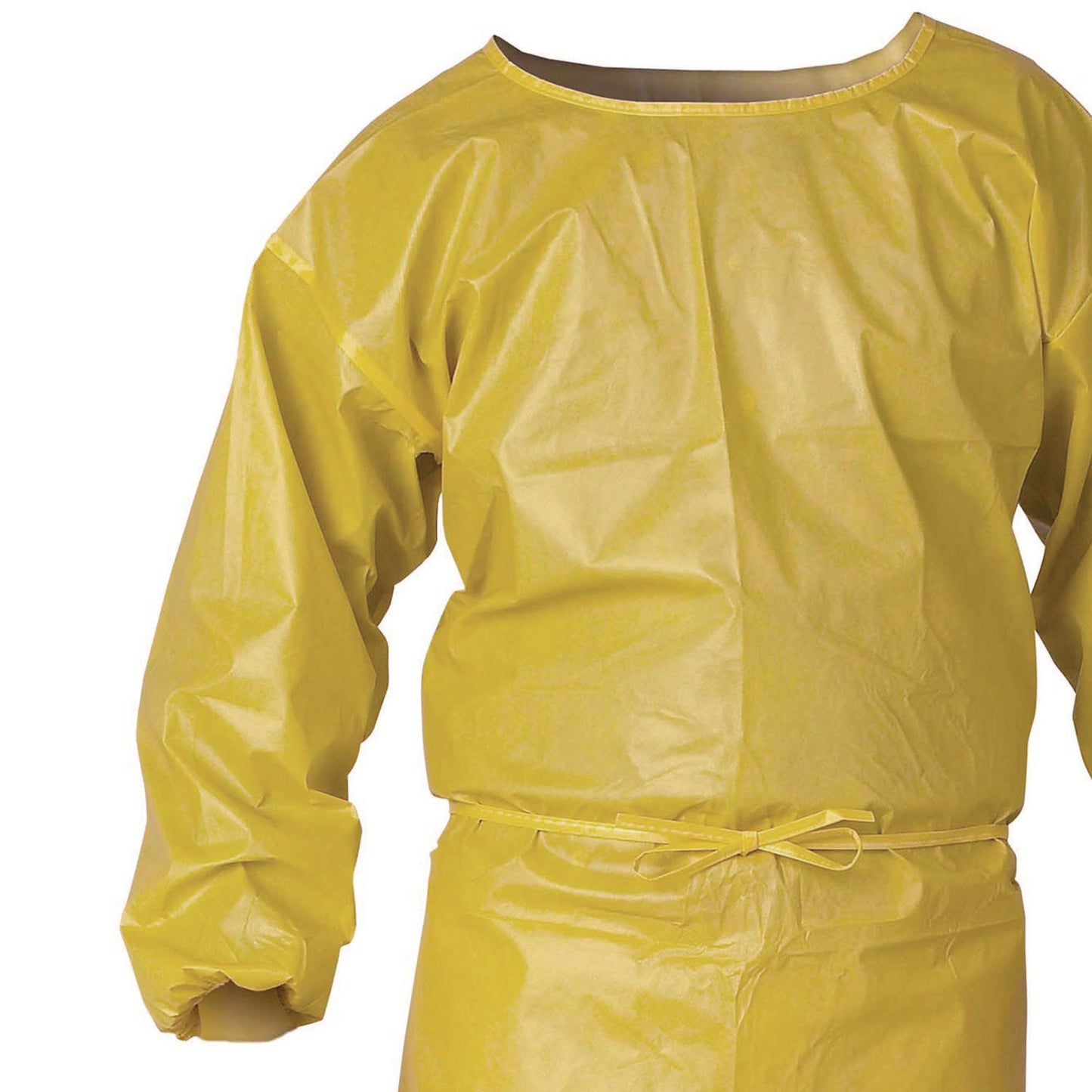 KleenGuard™ A70 Chemical Spray Protection Smock, One Size Fits Most, Yellow, 25/Carton (ANS09830)