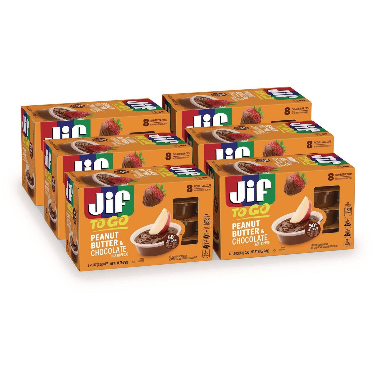 jif-to-go-r-chocolate-peanut-butter-chocolate-1-1-oz-cups-8-cups-pack-6-packs-carton-smu35614_1