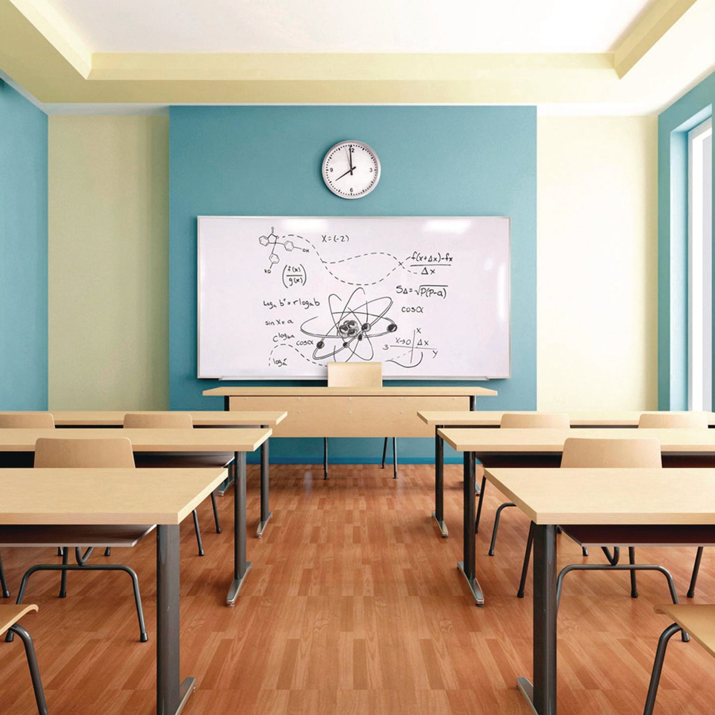 ghent-non-magnetic-whiteboard-with-aluminum-frame-87-91-x-48-5-white-surface-satin-aluminum-frame-ghem2474_3