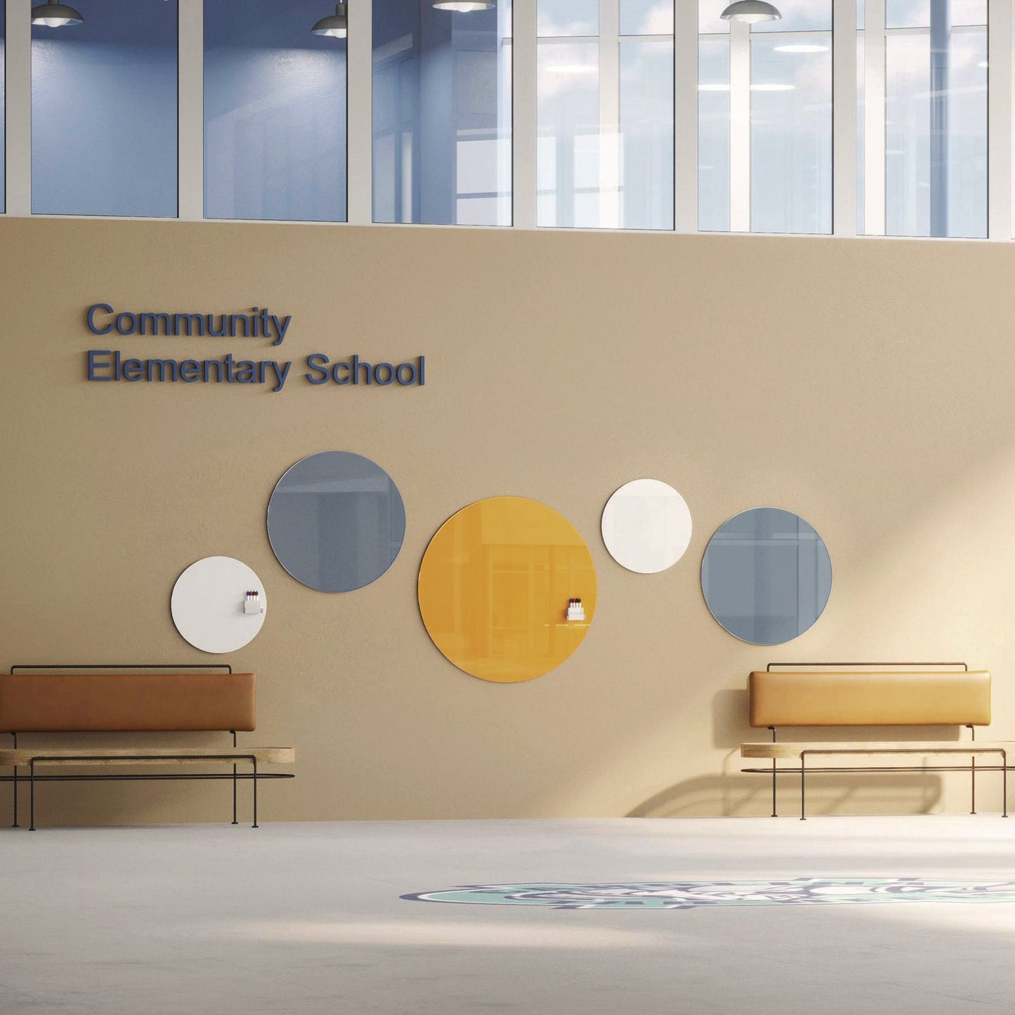 ghent-coda-low-profile-circular-non-magnetic-glassboard-24-x-24-denim-surface-ghecdagn24dm_4