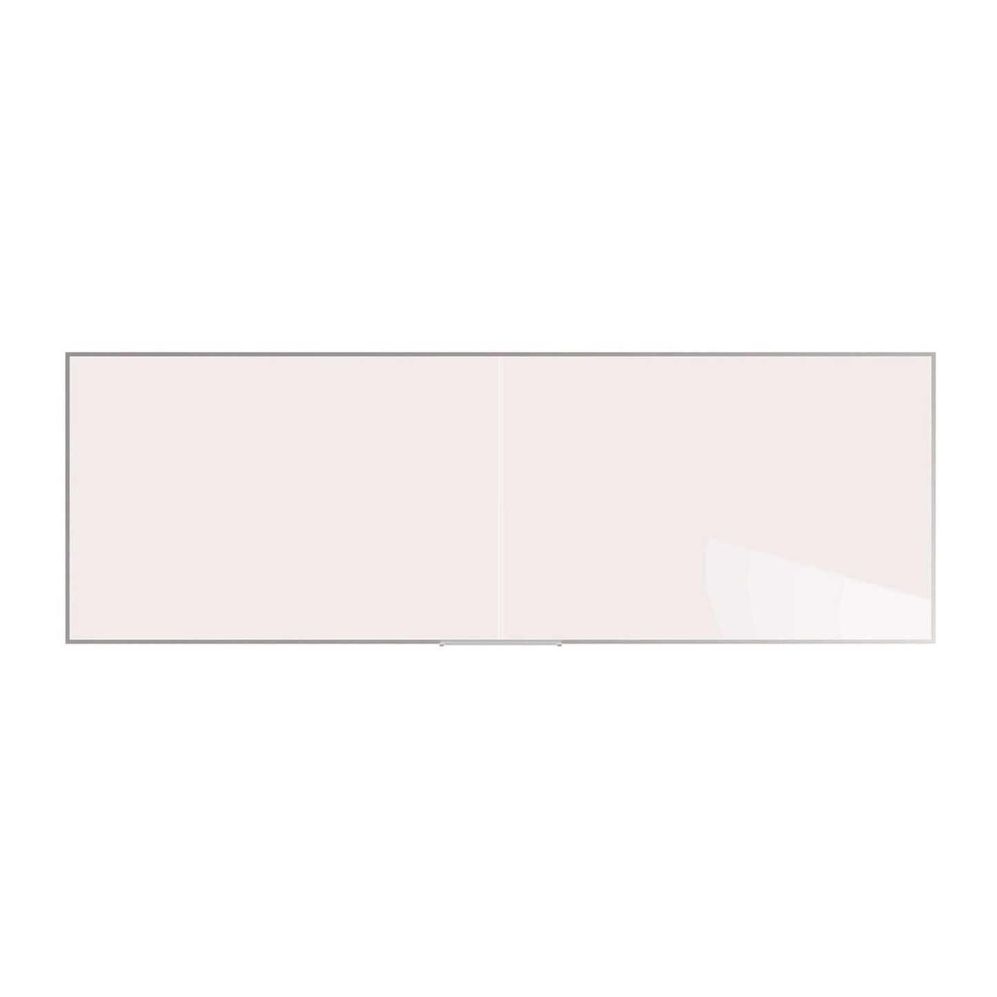 ghent-two-piece-m2-non-magnetic-whiteboard-with-aluminum-frame-144-5-x-48-5-white-surface-satin-aluminum-frame-ghem241242p_1