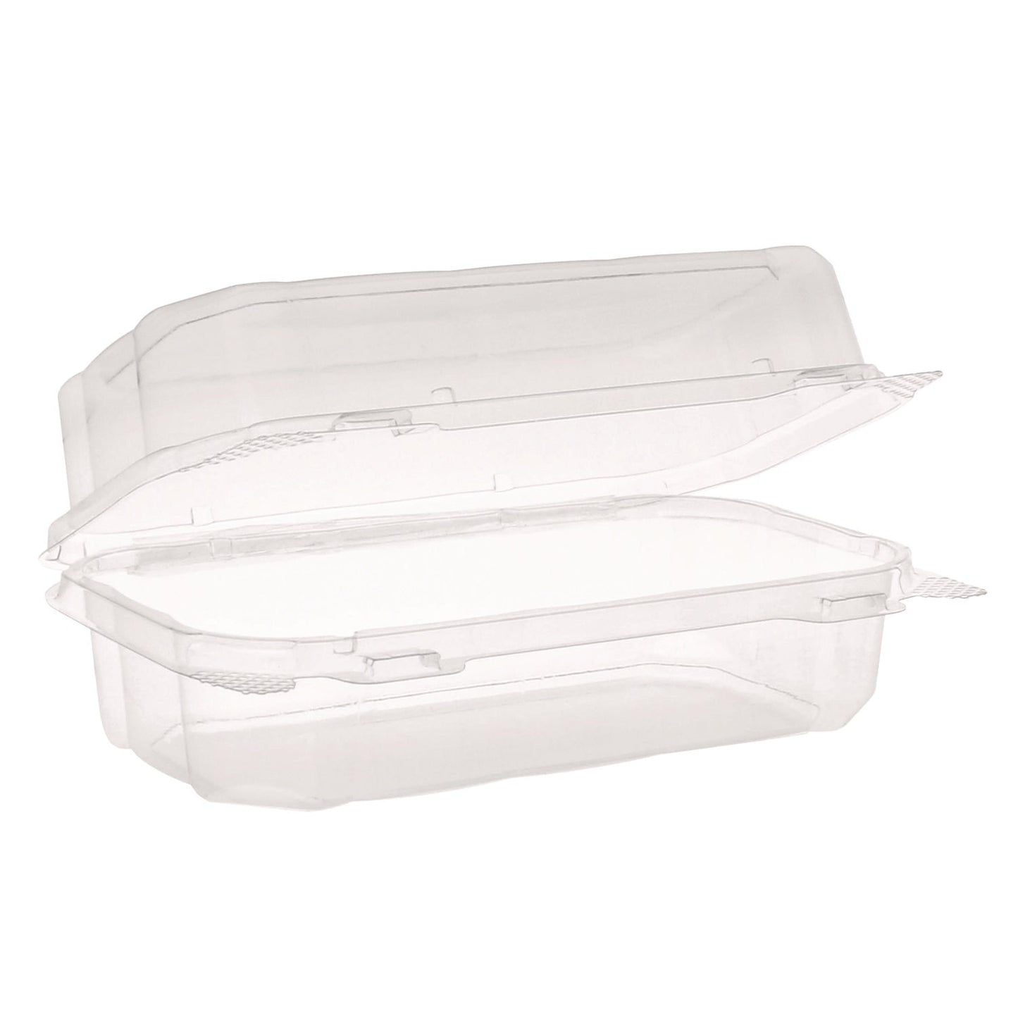 pactiv-evergreen-hoagie-hinged-lid-container-9-x-5-5-x-3-2-clear-plastic-220-carton-pctycash3011uch_2