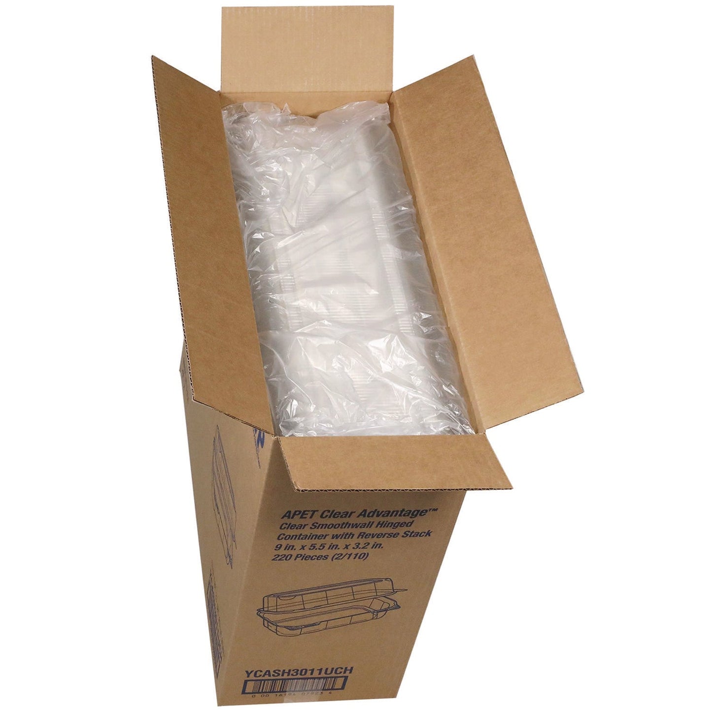 pactiv-evergreen-hoagie-hinged-lid-container-9-x-5-5-x-3-2-clear-plastic-220-carton-pctycash3011uch_4