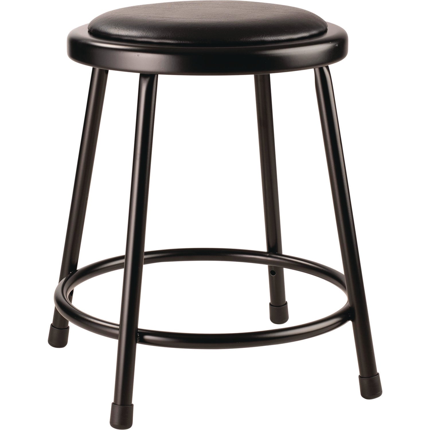 nps-r-6400-series-fixed-height-heavy-duty-vinyl-padded-steel-stool-backless-supports-500-lb-18-seat-height-black-seat-base-nps641810_1