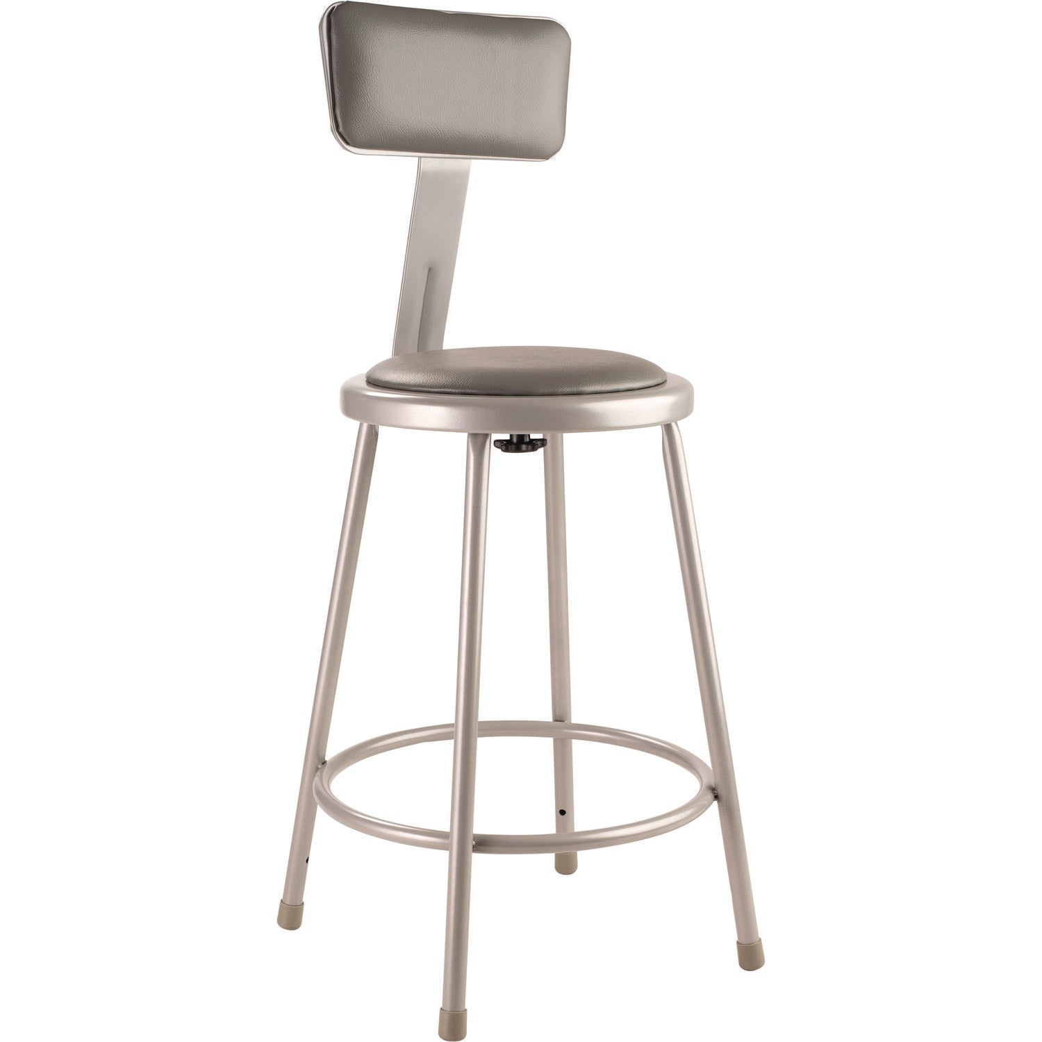 nps-r-6400-series-heavy-duty-vinyl-padded-steel-stool-with-backrest-supports-up-to-500-lbs-24-seat-height-gray-seat-gray-base-nps6424b_1