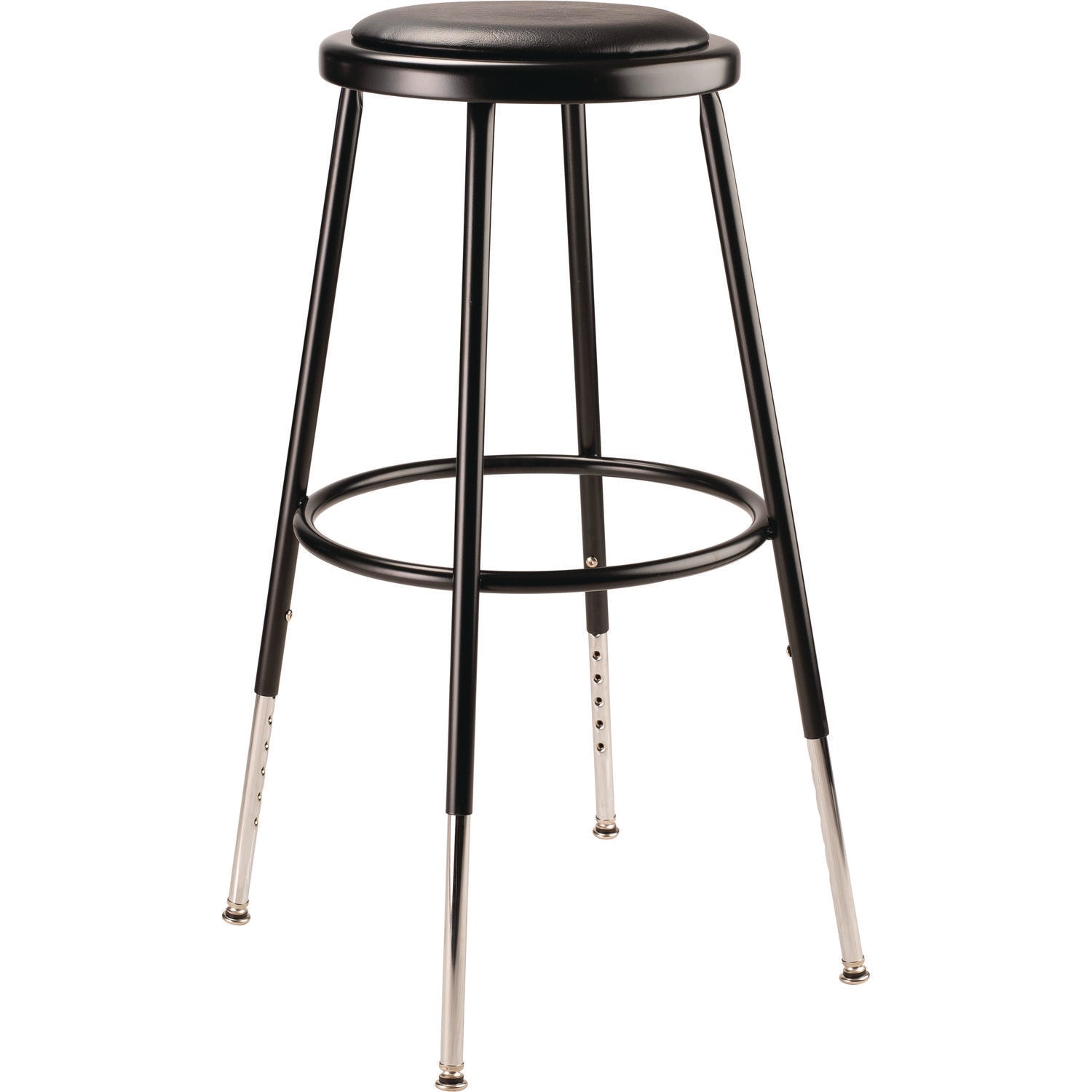 nps-r-6400-series-height-adjustable-heavy-duty-vinyl-padded-steel-stool-supports-500-lbs-25-to-33-seat-height-black-seat-base-nps6424h10_1