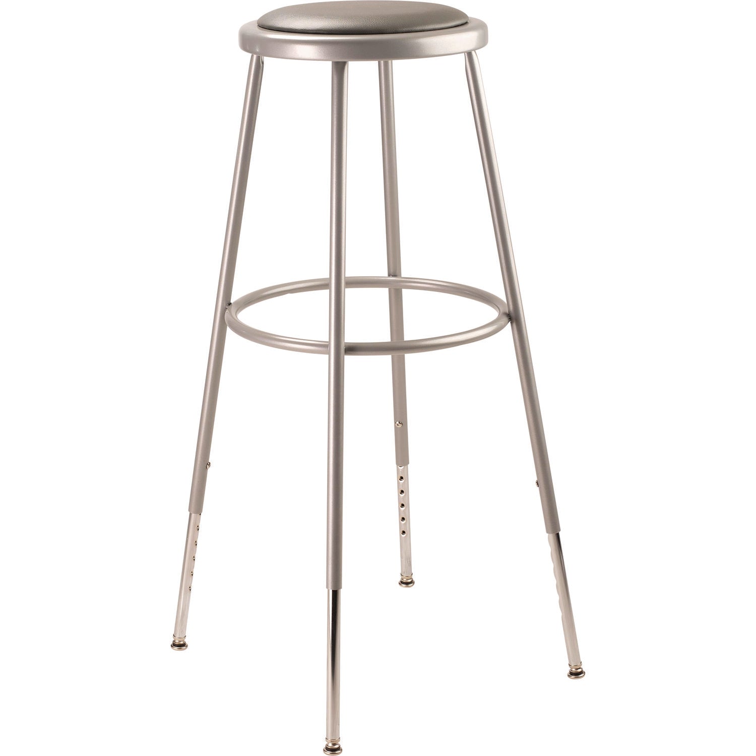 nps-r-6400-series-height-adjust-heavy-duty-vinyl-padded-steel-stool-backless-support-500lb-30-5-to-38-5-height-gray-seat-base-nps6430h_1