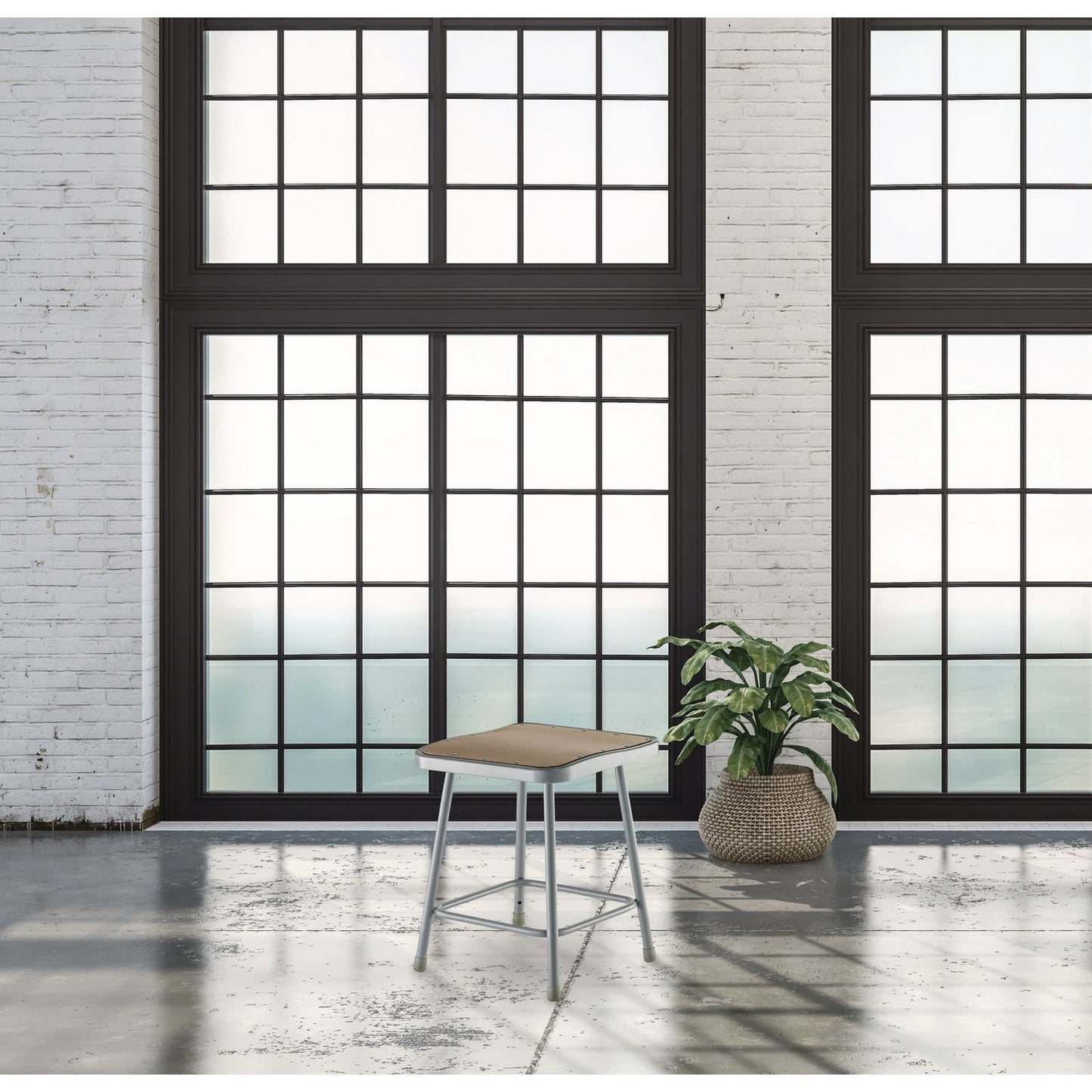 nps-r-6300-series-heavy-duty-square-seat-steel-stool-backless-supports-up-to-500-lb-17-5-seat-height-brown-seat-gray-base-nps6318_4