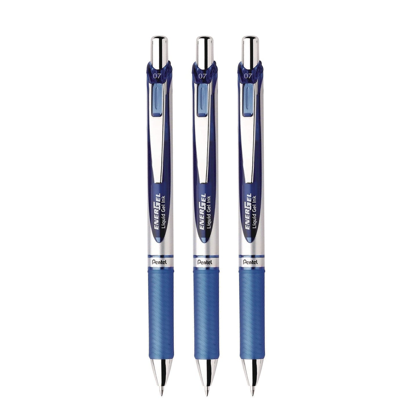 pentel-r-energel-rtx-gel-pen-retractable-medium-0-7-mm-blue-ink-blue-silver-barrel-3-pack-penbl77bp3c_3