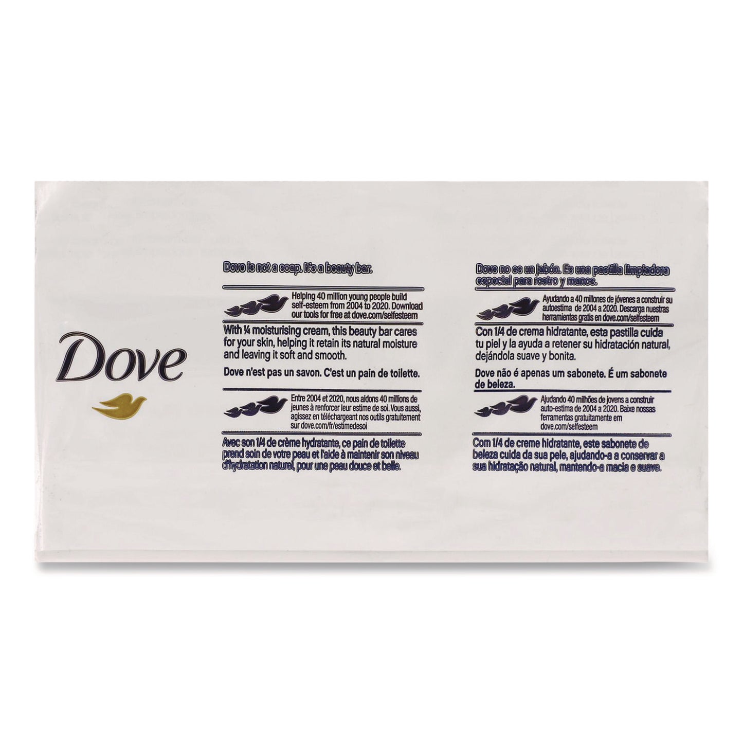 Dove® Moisturizing Bar Soap, Pleasant Scent, 3.15 oz, 48/Carton (DVOCB370944)