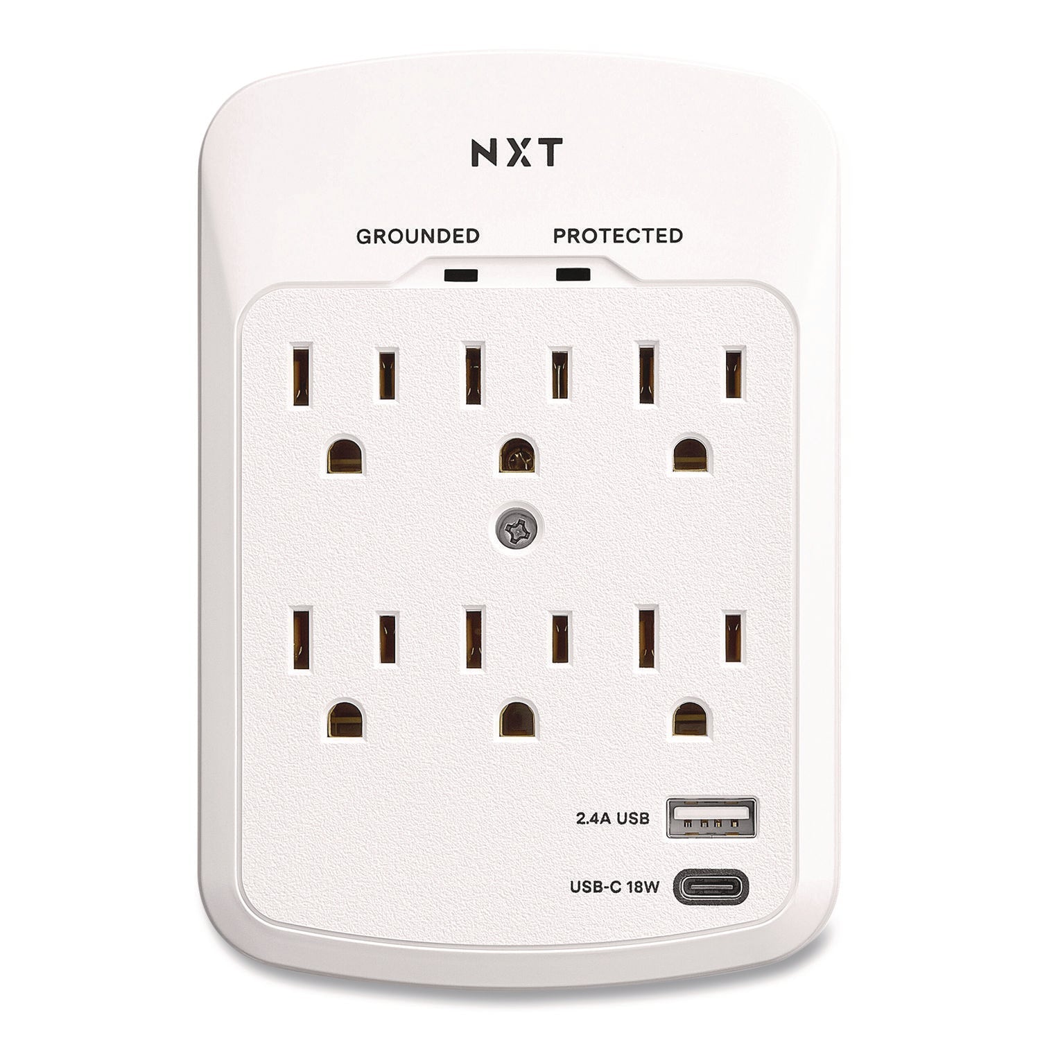 nxt-technologies-6-outlet-plus-usb-outlet-surge-protector-6-ac-outlets-2-usb-outlets-900-j-white-nxtnx61427_1