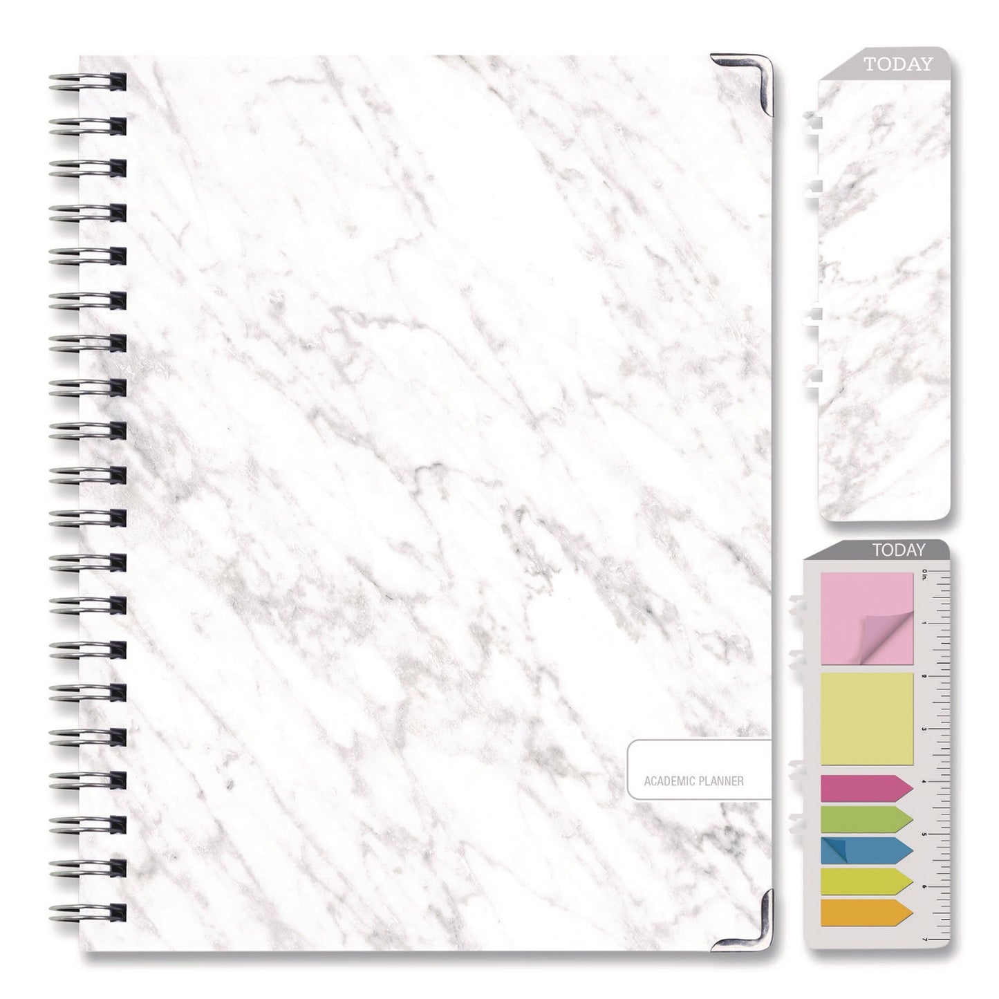 global-printed-products-marble-academic-year-weekly-monthly-planner-11-x-8-5-white-marble-cover-14-month-june-2024-to-july-2025-gpuay24851106s_2